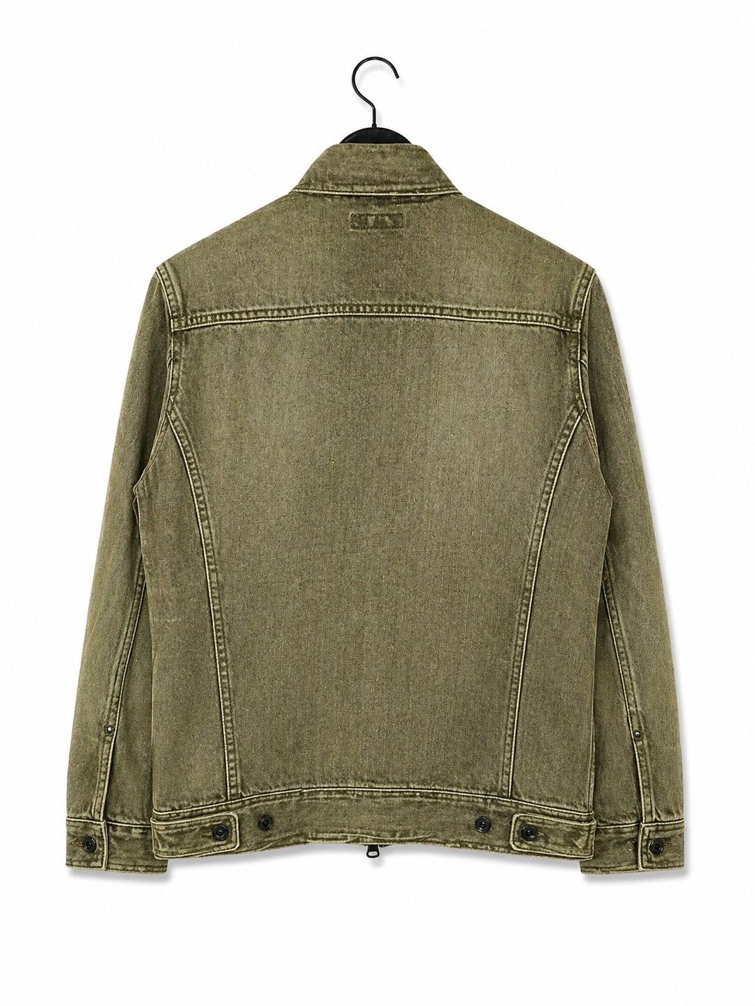 Nicole Club Hideaways Nicole Vintage Denim Jacket Olive Brown Workwear Size US S / EU 44-46 / 1 - 2 Thumbnail