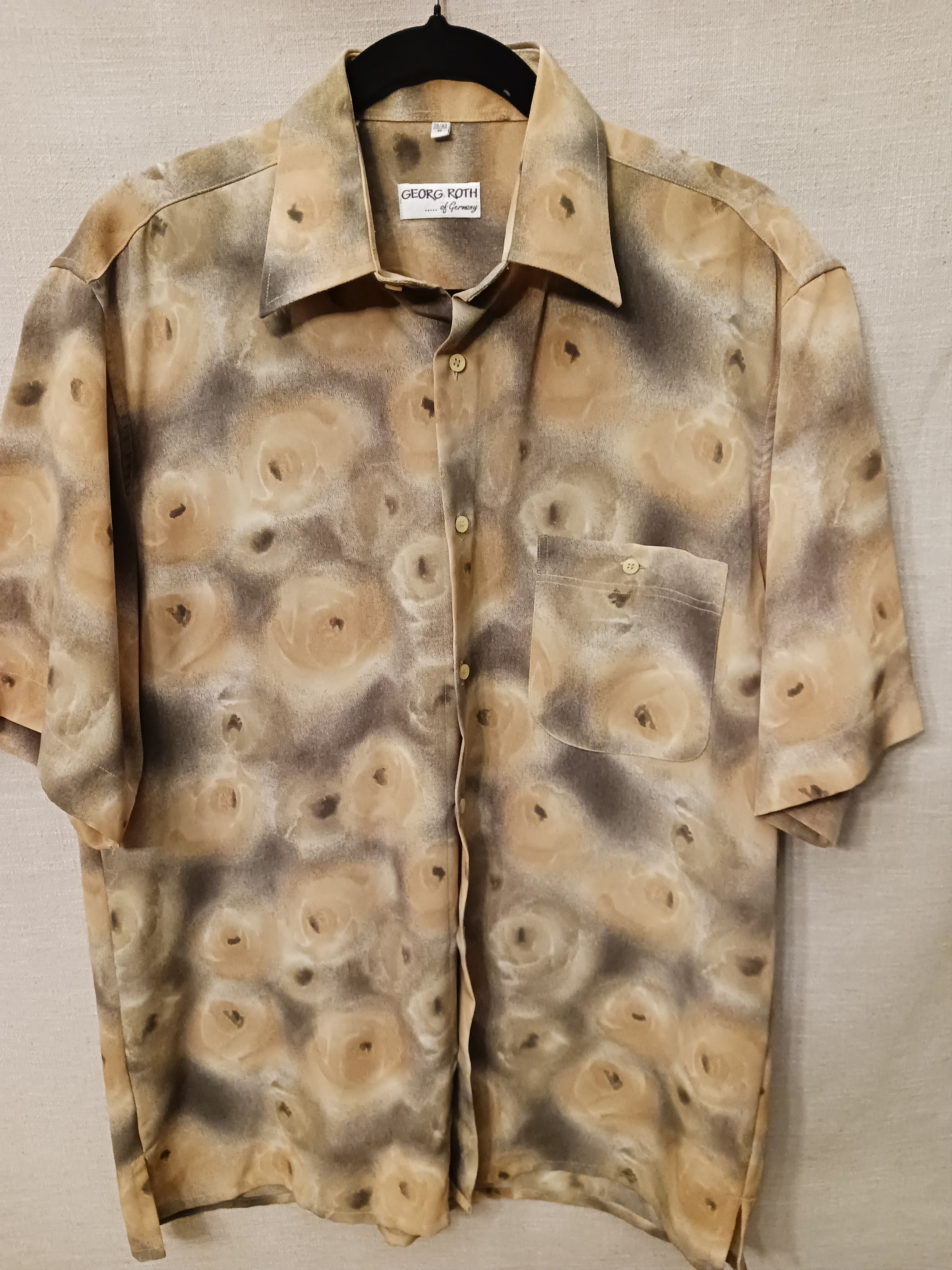 Georg Roth Short Sleeve Abstract Designed Shirt Size US M / EU 48-50 / 2 - 1 Thumbnail