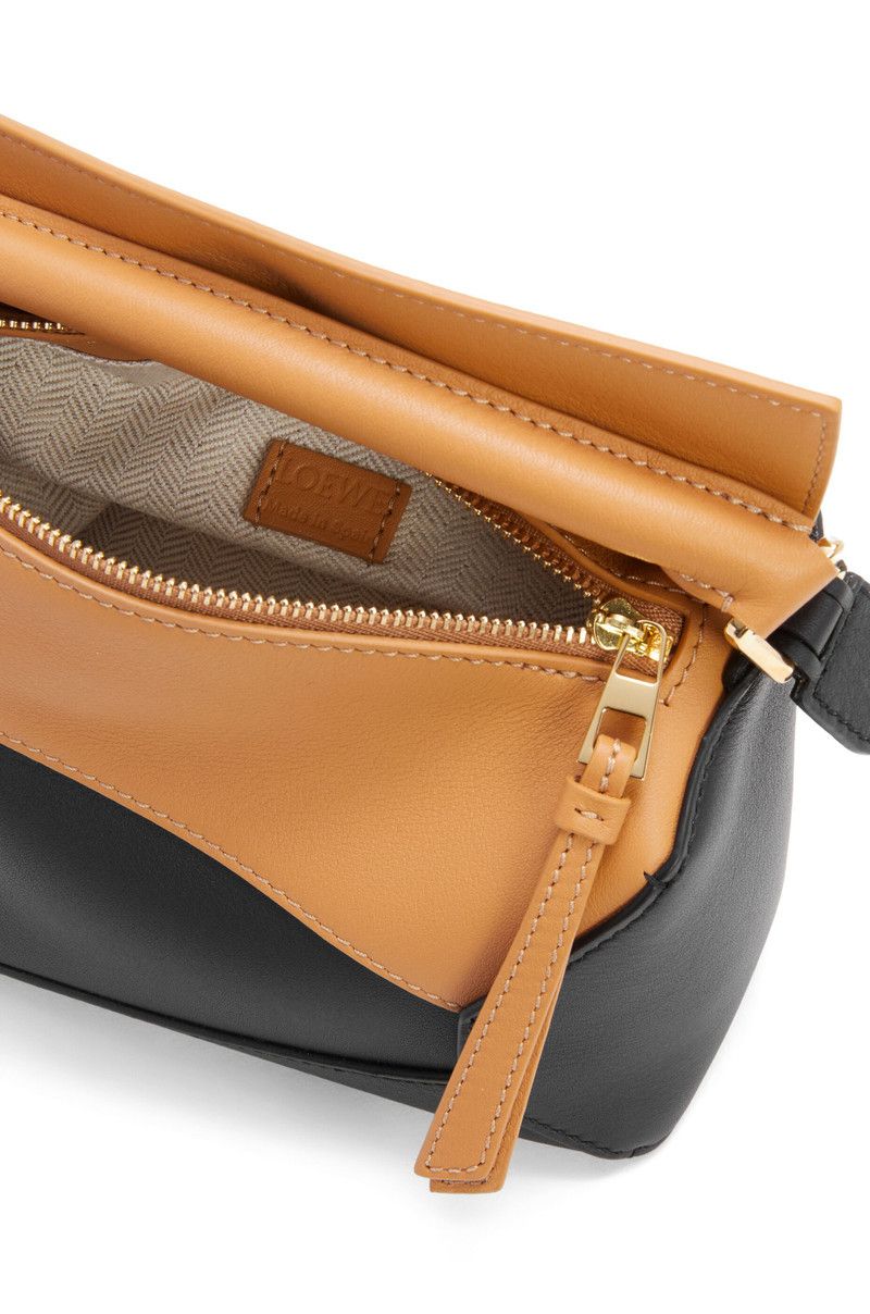 Loewe o1in1g0426 Size: OS / Mini Puzzle Bag in Brown/Black Size ONE SIZE - 8 Thumbnail