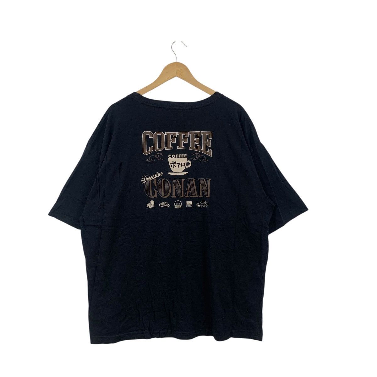 Anime ANIME DETECTIVE CONAN Coffee Shop Movie Tee Shirt Top Manga Size US XXL / EU 58 / 5 - 6 Thumbnail
