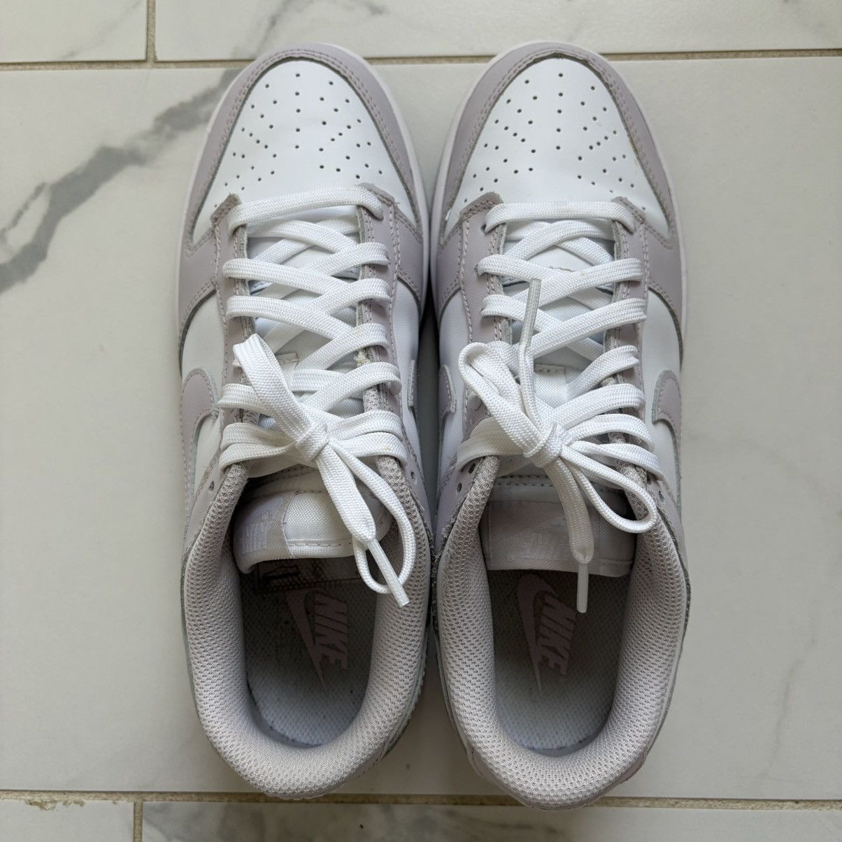 Nike Nike Dunk Low Venice Women's Size 9 White Light Purple Size US 9 / IT 39 - 3 Thumbnail