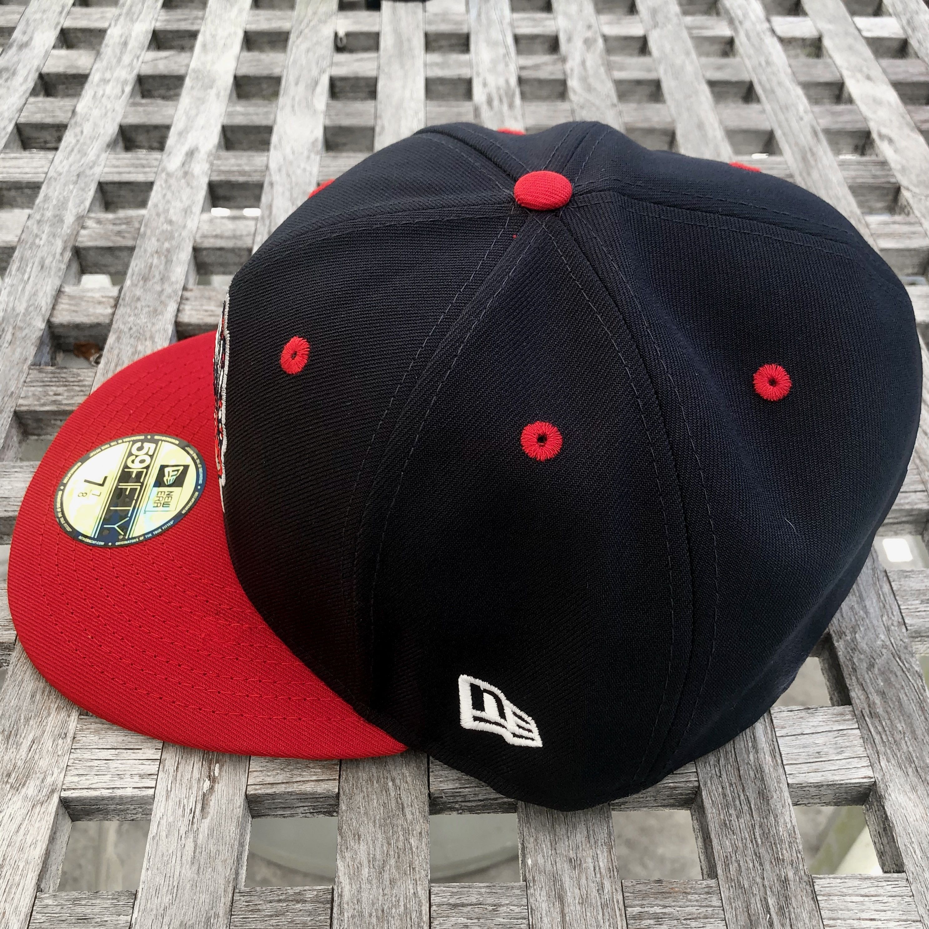 New Era Cleveland Indians Chief Wahoo Headdress 59FIFTY Hat 7 7/8 Size ONE SIZE - 4 Thumbnail