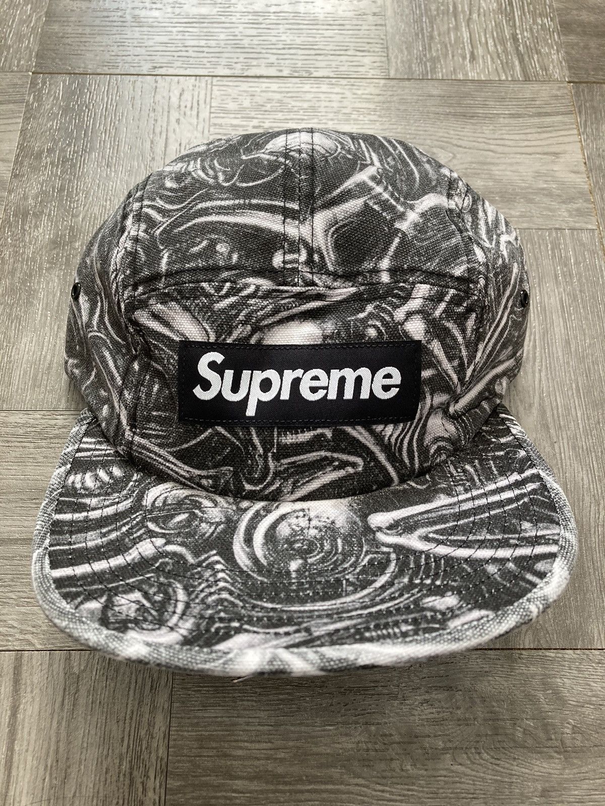 Supreme Supreme H.R Giger Camp Cap (Black) | Grailed