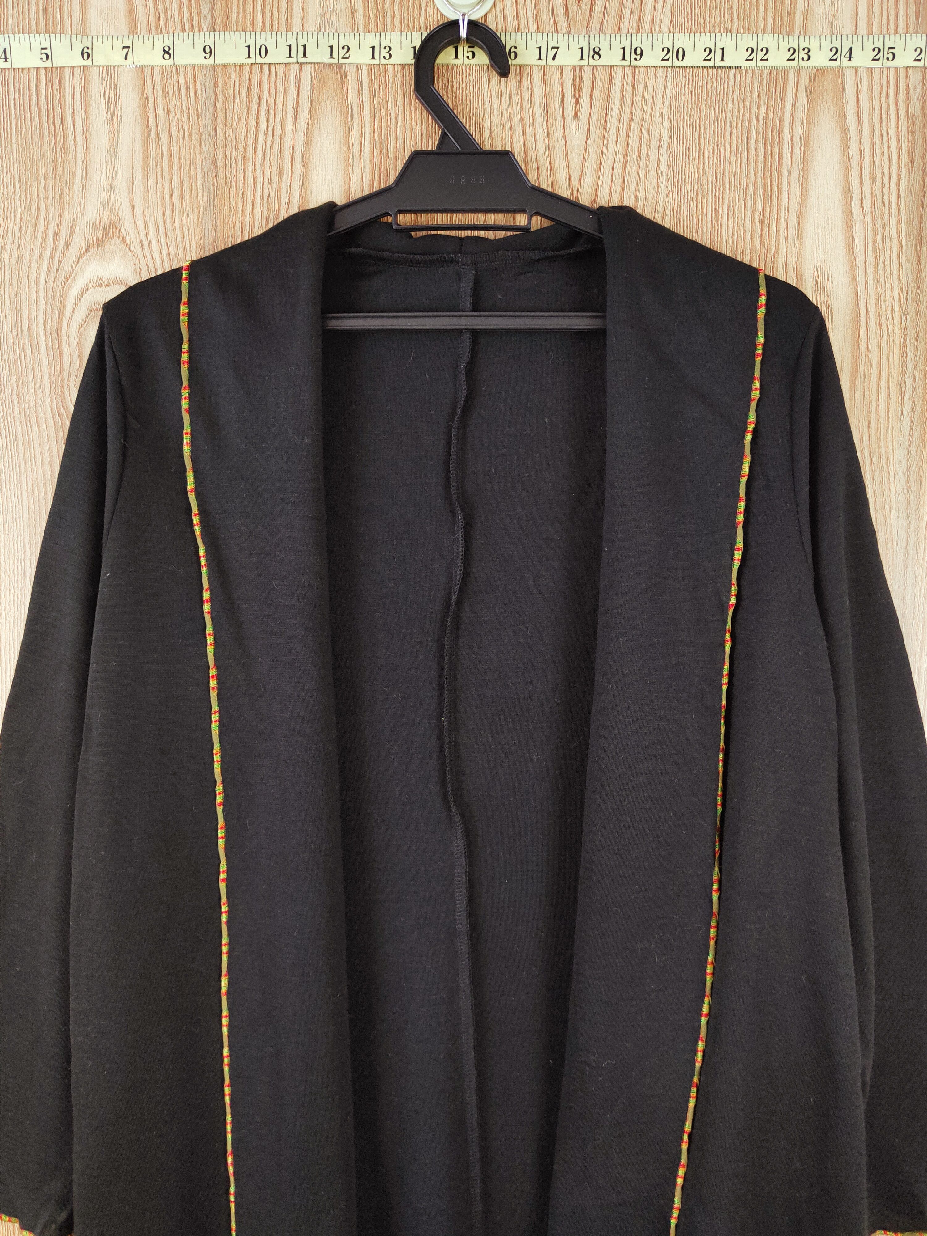 Japanese Brand × Vintage Streetwear Japanese Brand Black Cardigan Size M / US 6-8 / IT 42-44 - 2 Thumbnail