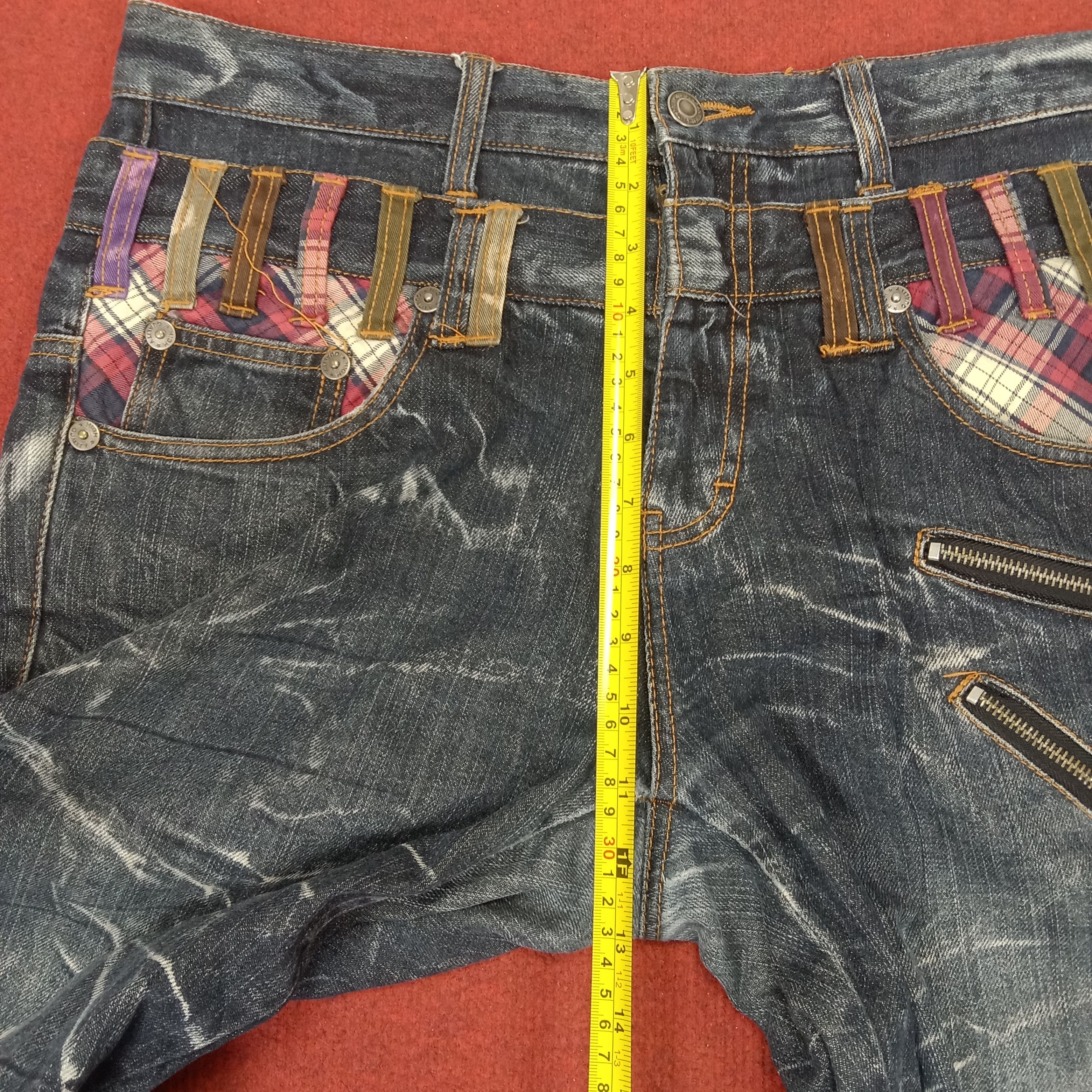 Japanese Brand Explosion Fashion Style Rare Design Jeans Size US 33 - 8 Thumbnail