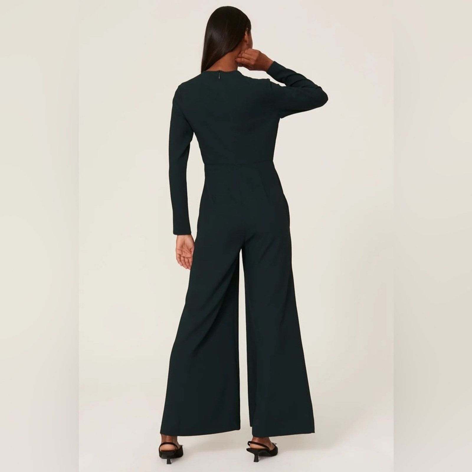Adam Lippes Adam Lippes Collective Size 12 Emerald Green Jumpsuit Size 34" / US 12 / IT 48 - 4 Thumbnail