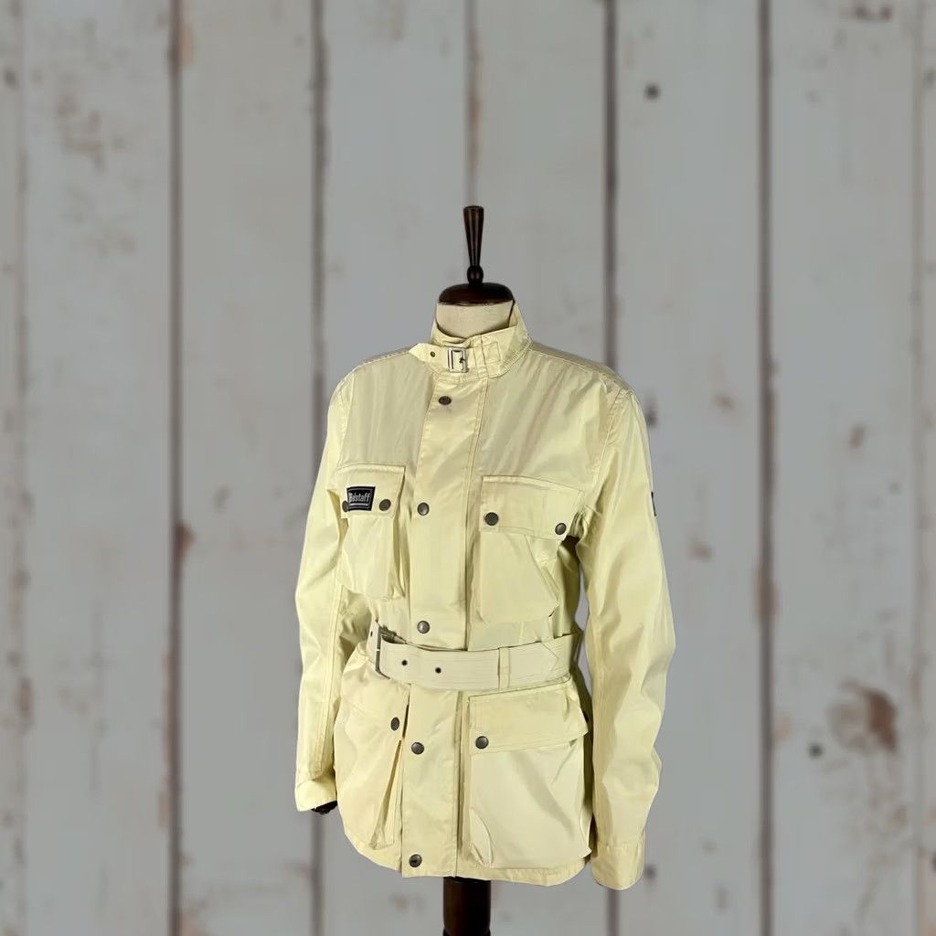 Belstaff Vintage Belstaff Rallymaster 350 Jacket Size 46 Beige Belted Motorcycle Womens Size ONE SIZE - 1 Thumbnail