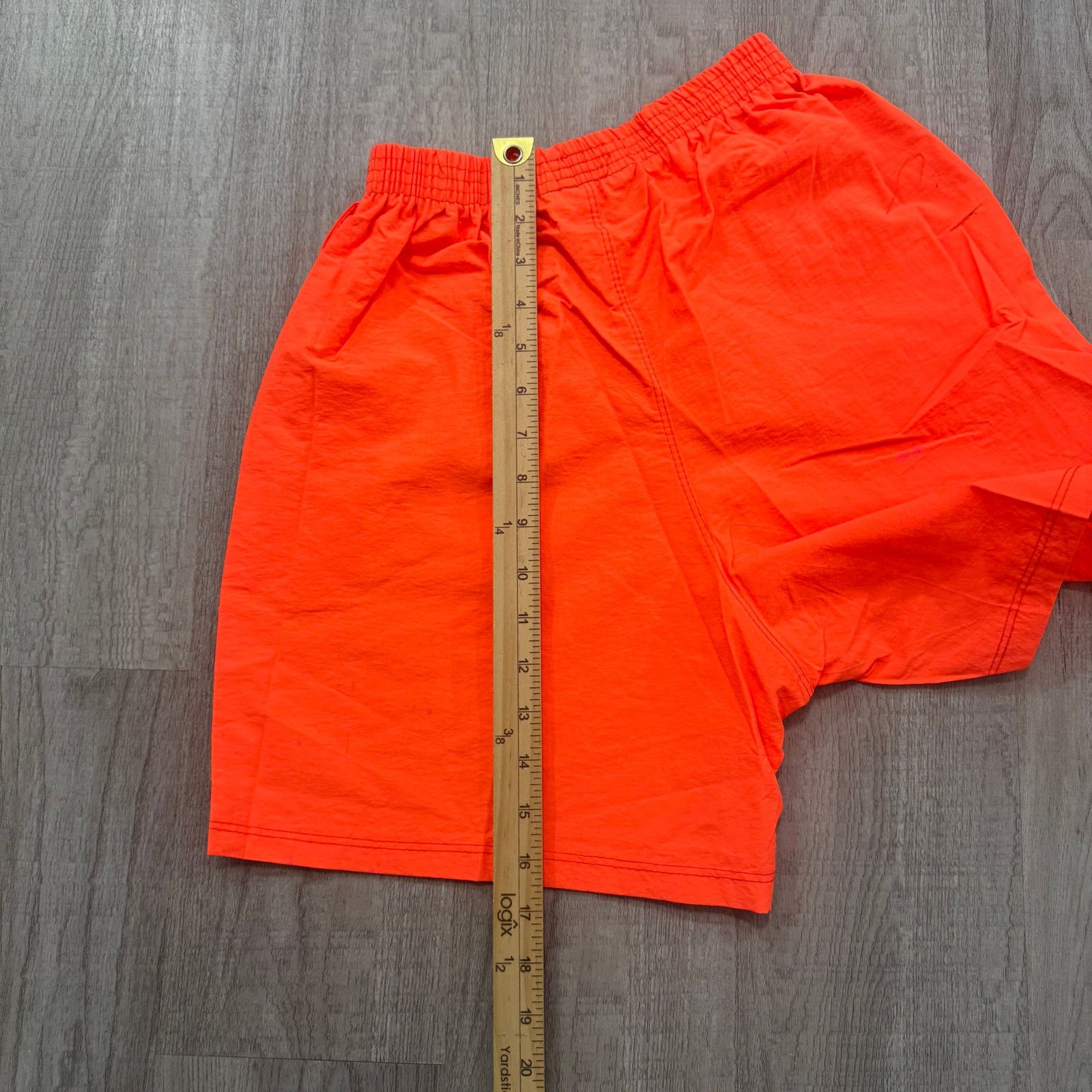 Vintage NEW Vintage USA Sport Surf Shorts Mens Medium Orange 80s Size US 26 / EU 42 - 12 Thumbnail