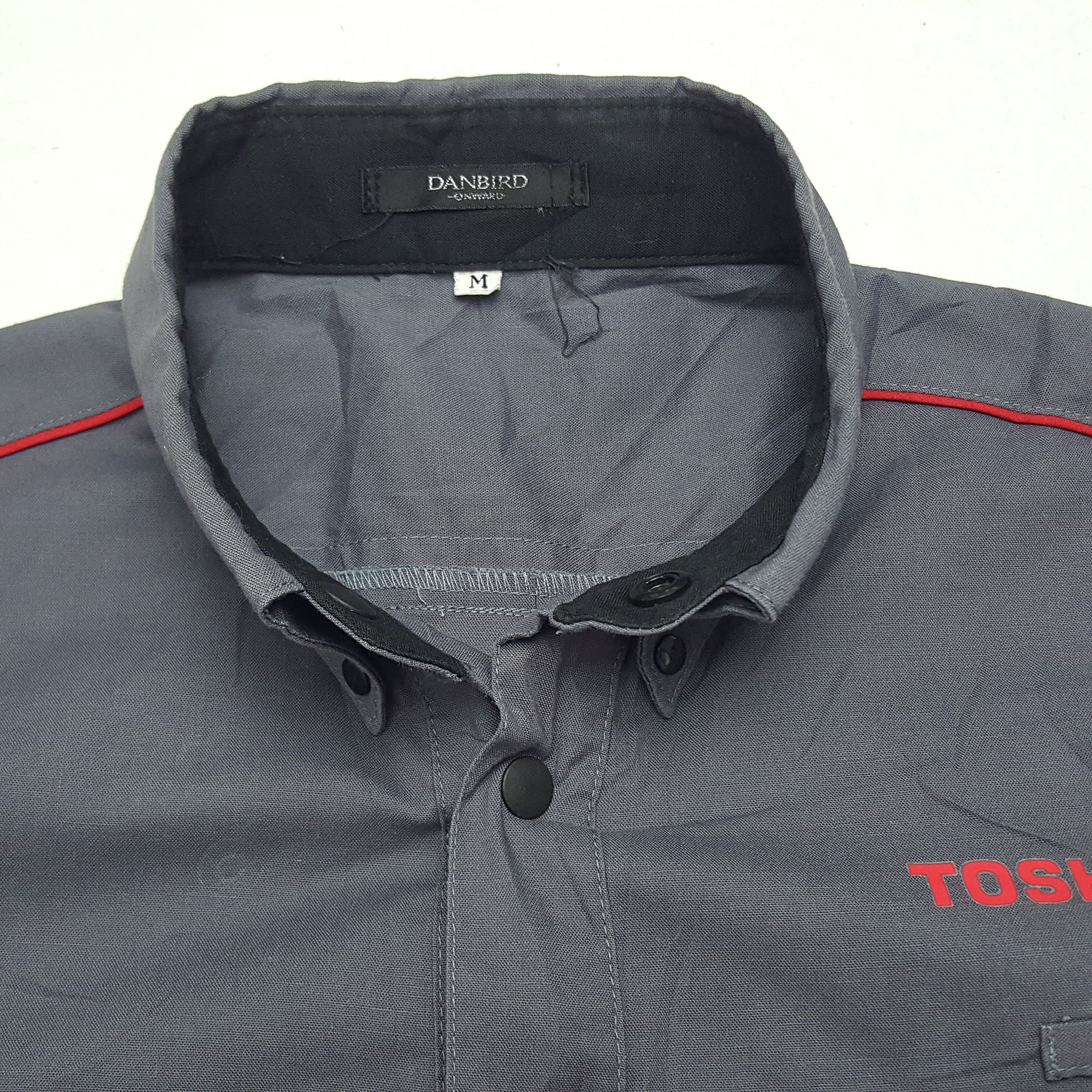 Vintage Vintage Toshiba Worker Button Up Shirt Size US M / EU 48-50 / 2 - 4 Thumbnail