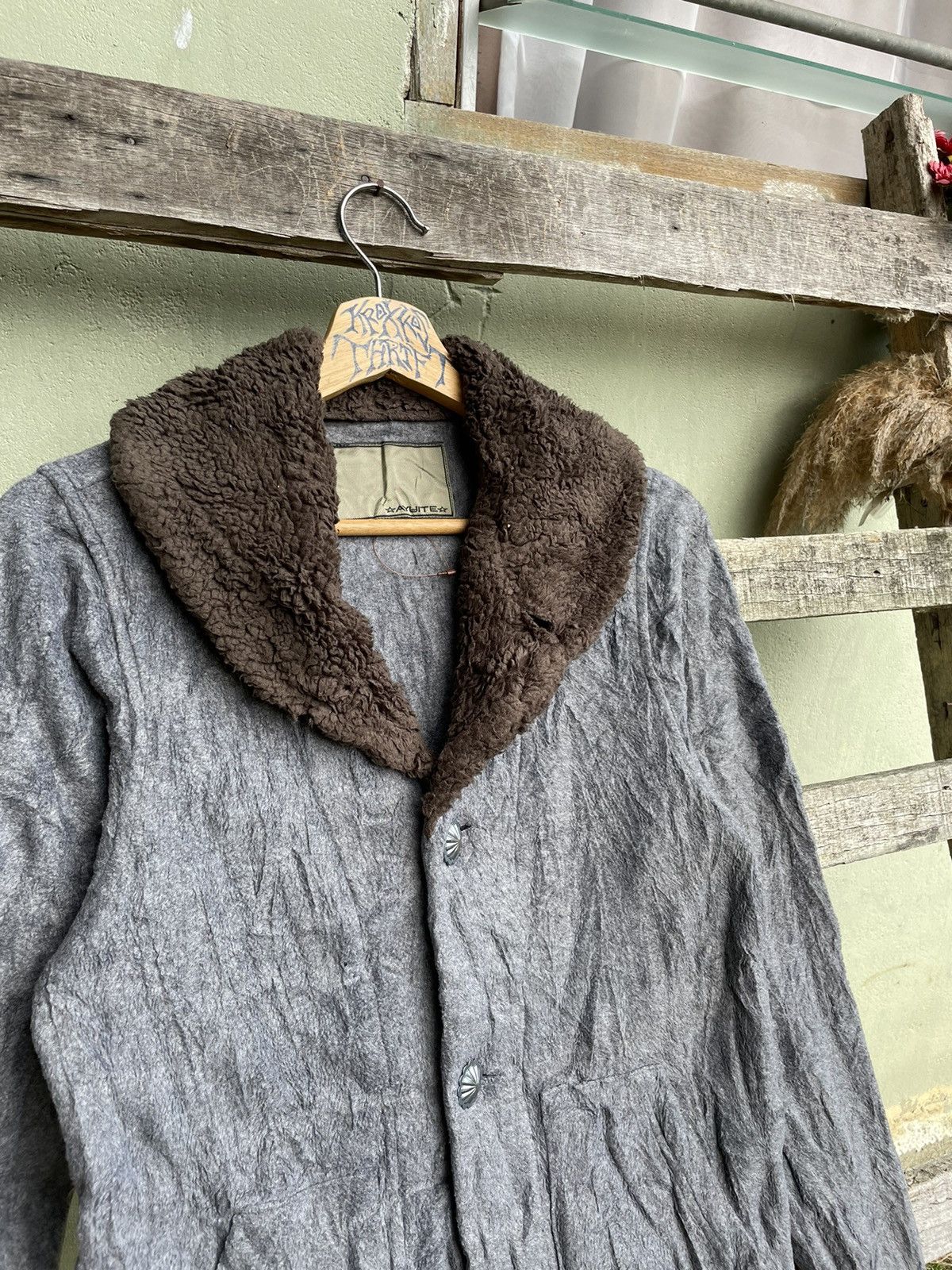 Japanese Brand Vintage Ayuite By Issey Miyake Sherpa sweter Japan 🇯🇵 Size S / US 4 / IT 40 - 2 Thumbnail