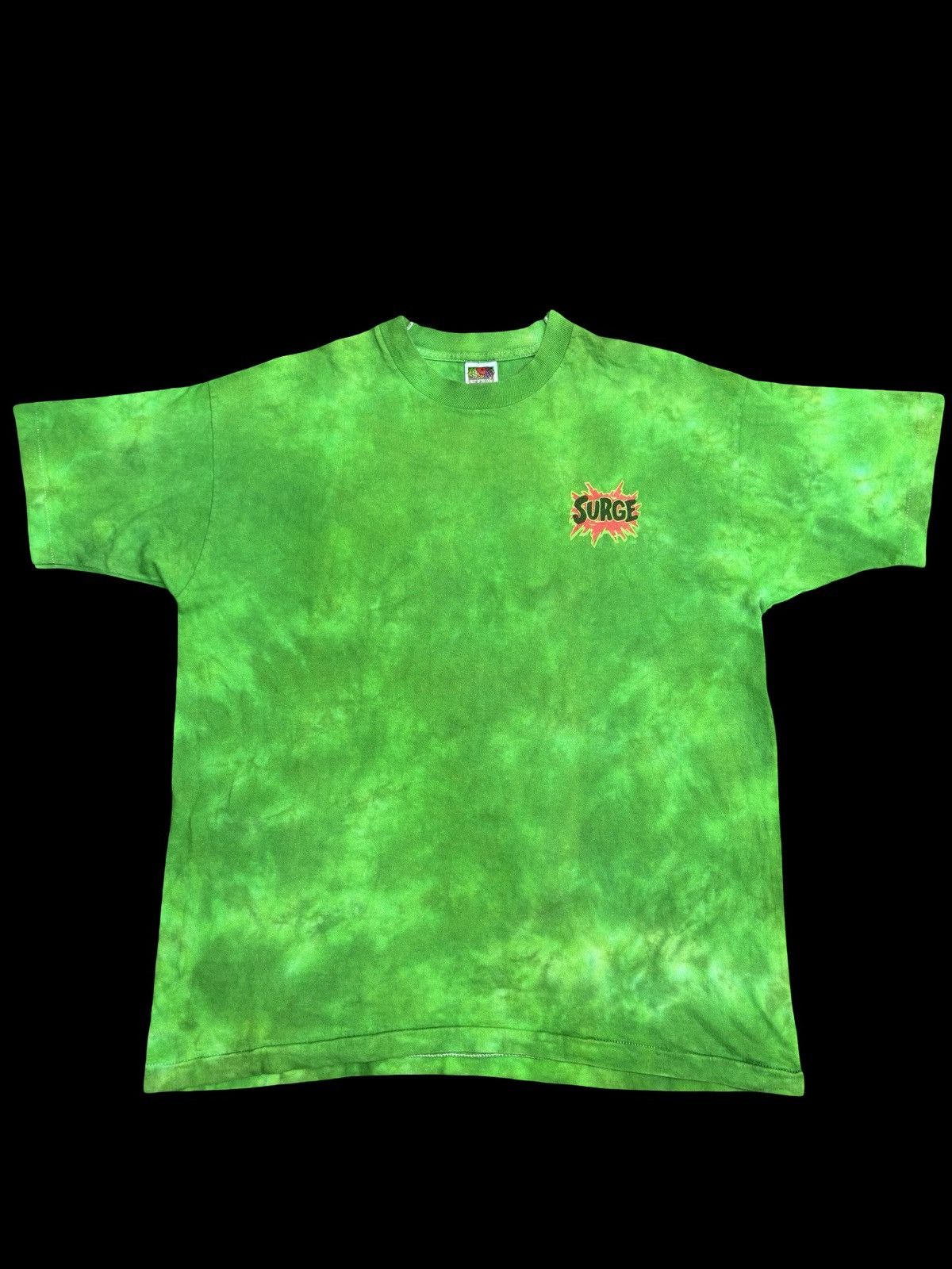 Band Tees 💥Vintage 90s💥Very Rare Surge Tye Dye Shirt F584 Size US XL / EU 56 / 4 - 1 Thumbnail