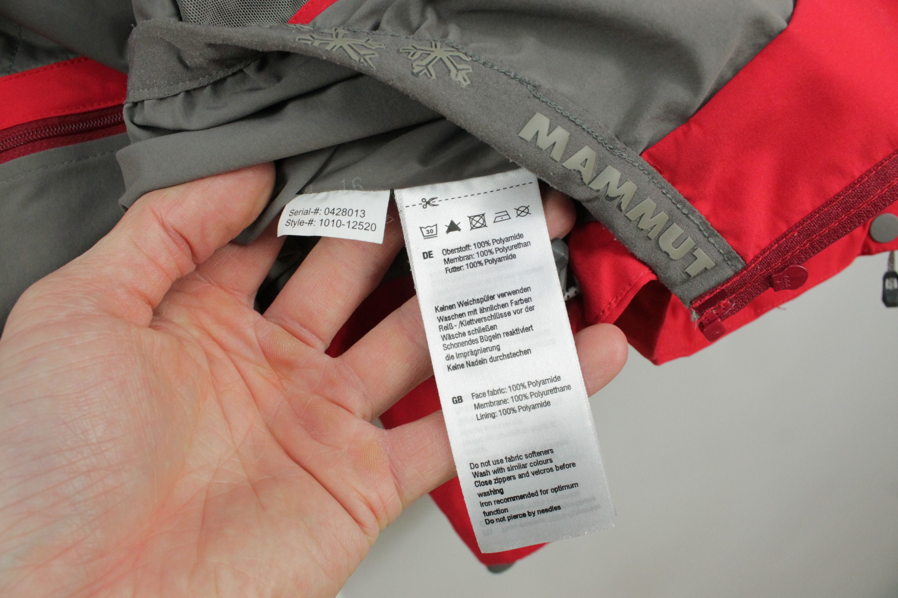 Mammut Mammut Glimmer Drytech Premium Red Ski Jacket Women's Size S / US 4 / IT 40 - 11 Thumbnail