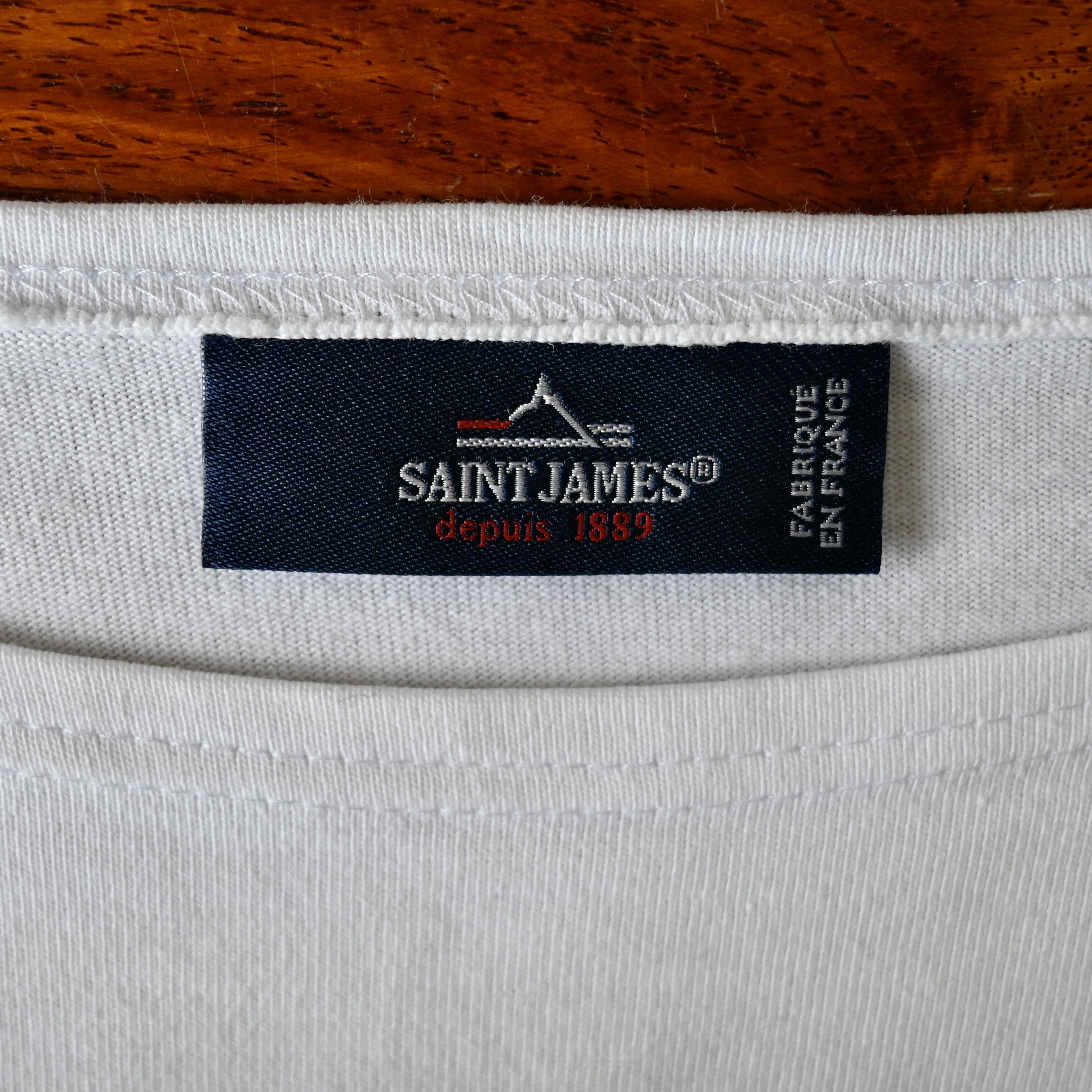 Saint James SAINT JAMES "NAVAL" 3/4 sleeve authentic sailor shirt, 5/ML Size US M / EU 48-50 / 2 - 8 Thumbnail