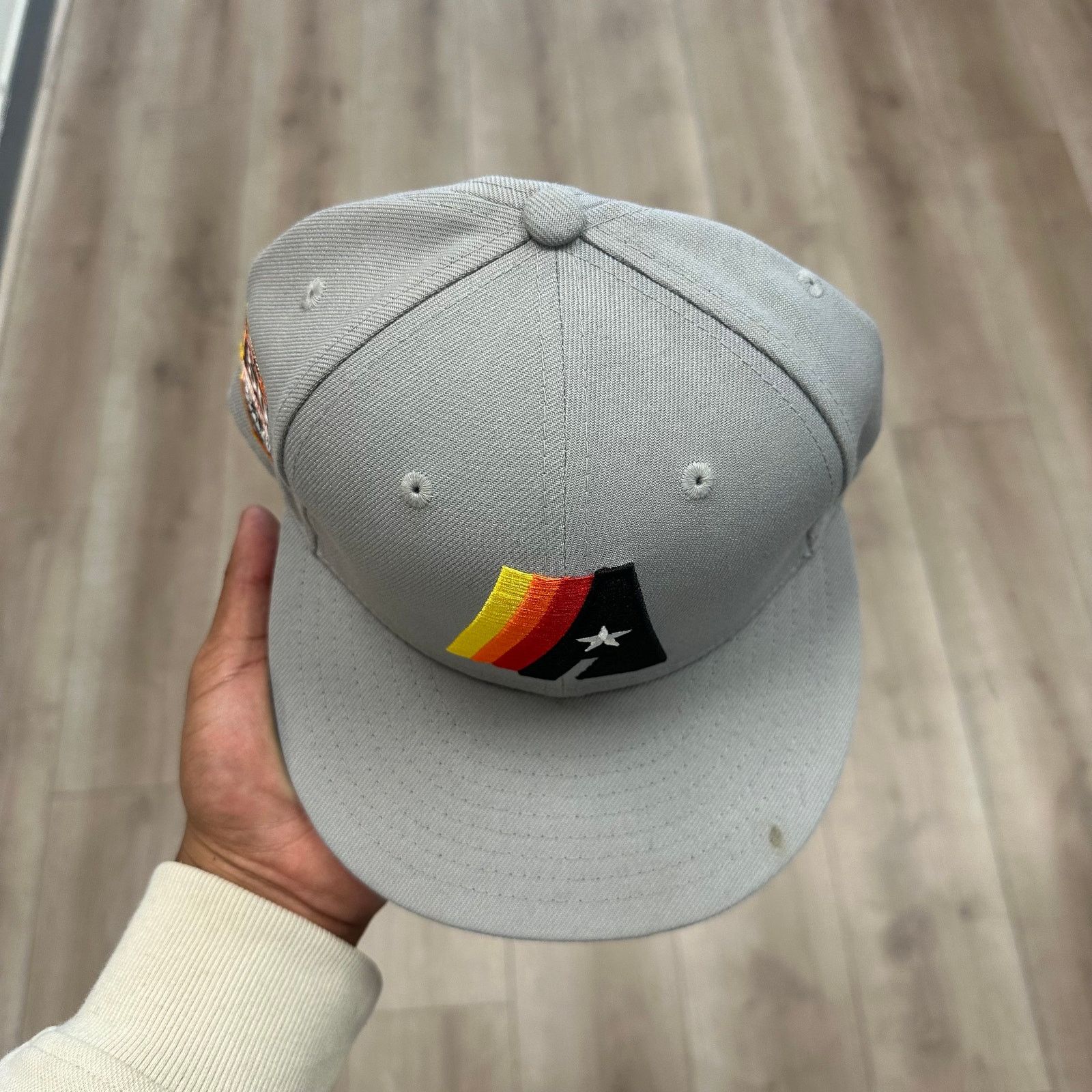 New Era New Era Houston Astros 50th Anniversary Gray Fitted Hat Size ONE SIZE - 3 Thumbnail