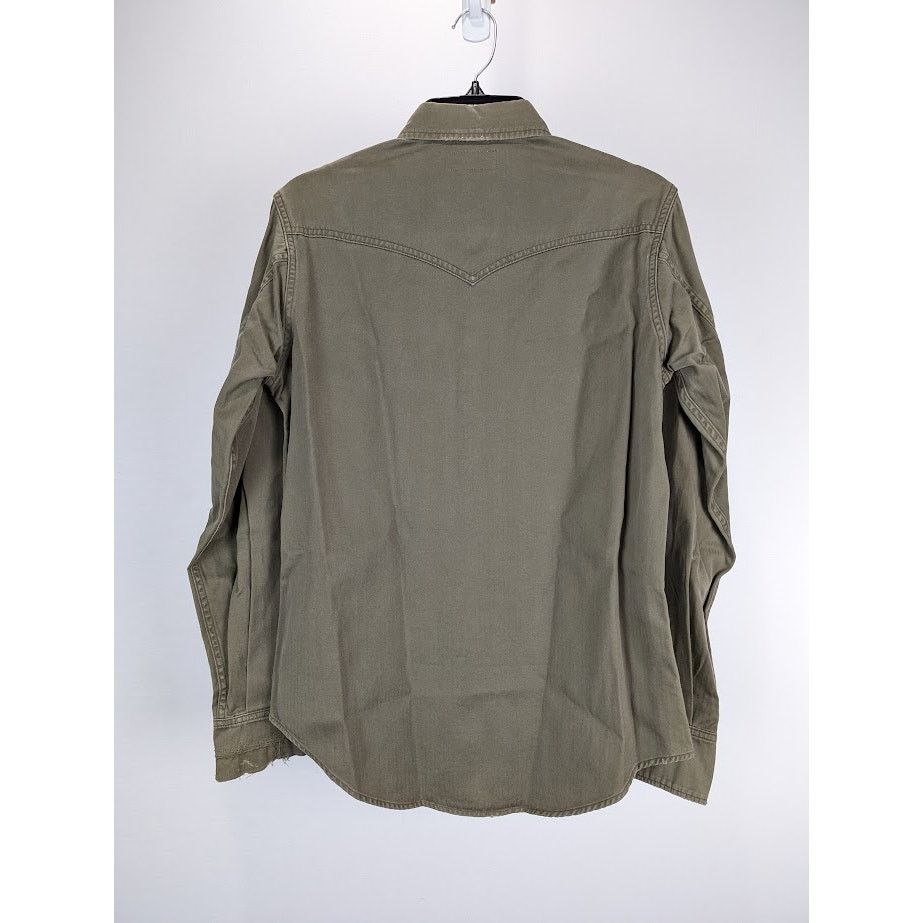 Saint Laurent Paris o1rshd1 Shirt in Green Size US M / EU 48-50 / 2 - 10 Thumbnail