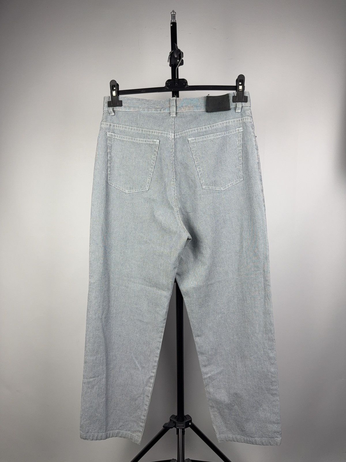 Ralph Lauren Luxury Retro 00s Ralph Lauren Vintage Striped Denim Jeans Size 30" / US 8 / IT 44 - 9 Thumbnail