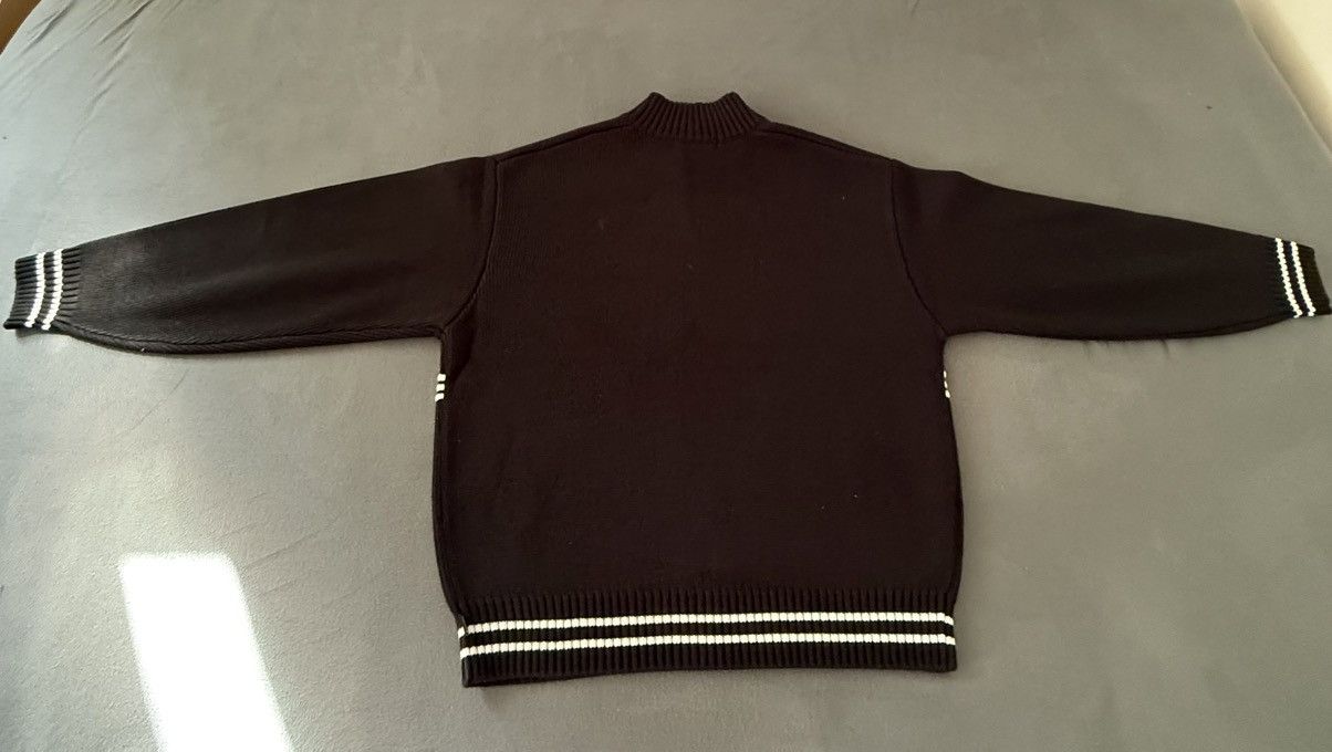 Supreme Script Stripe Half Zip Sweater | Grailed