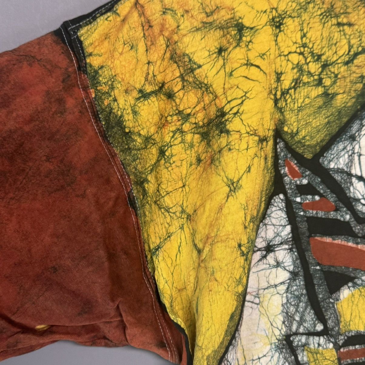 Other Handmade African Batik T-Shirt Tribal Mask Geometric Chalice Size US L / EU 52-54 / 3 - 4 Thumbnail