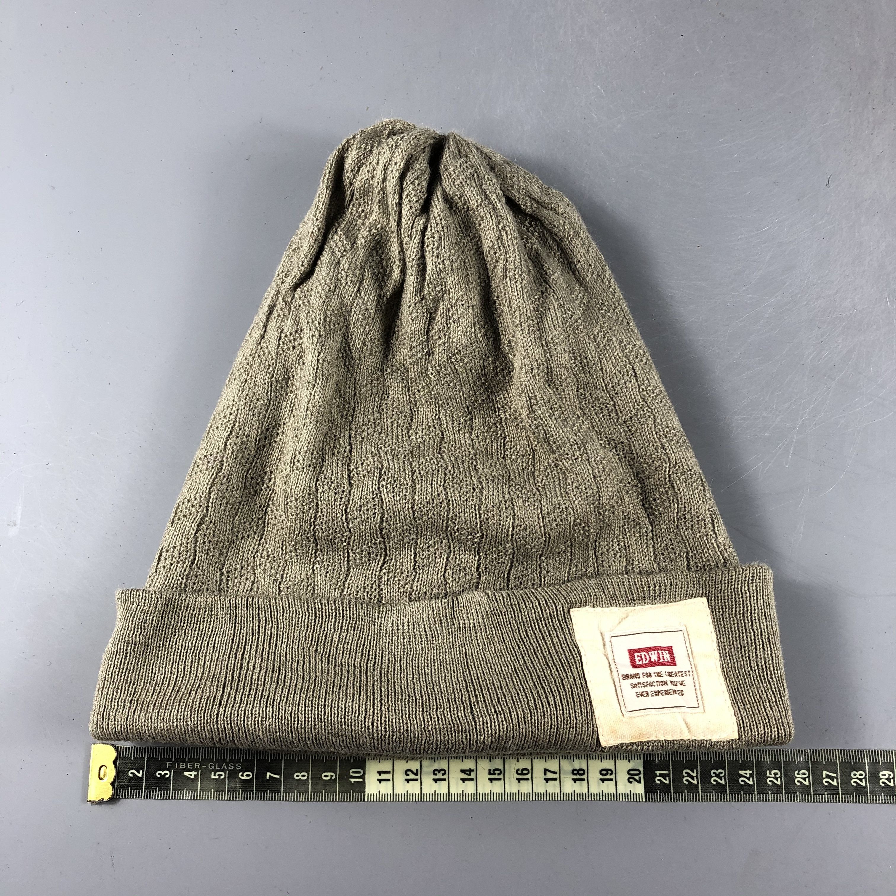 Edwin × Vintage Edwin Slouchy Beanie Snow Hat Snow Cap -D352 Size ONE SIZE - 3 Thumbnail