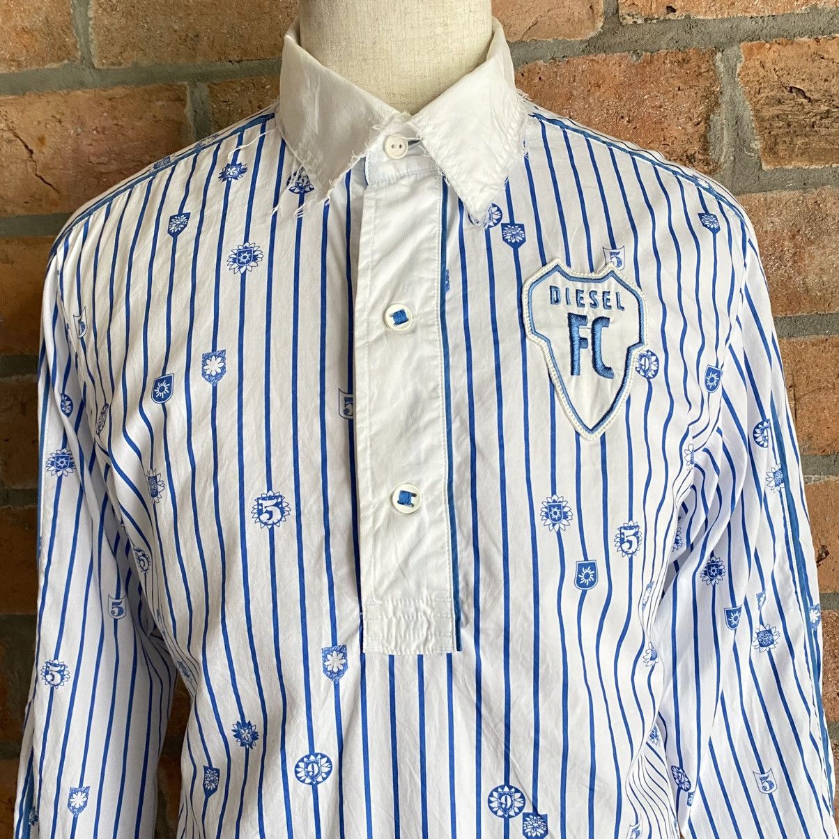 Diesel DIESEL Blue Line Accent Shirt Size US M / EU 48-50 / 2 - 14 Thumbnail
