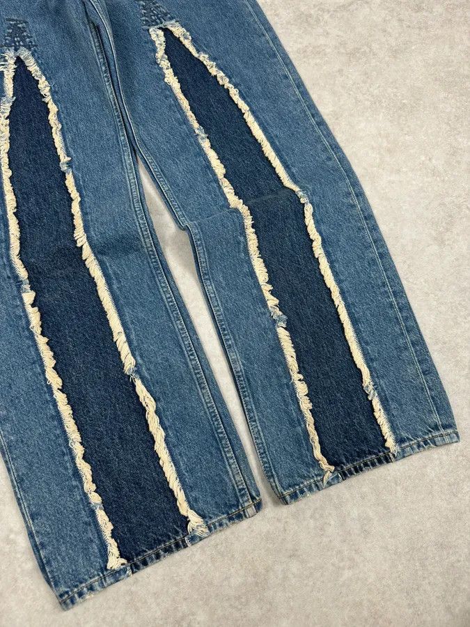 Our Legacy Our Legacy Blue Distressed Denim Jeans Size US 32 / EU 48 - 7 Thumbnail