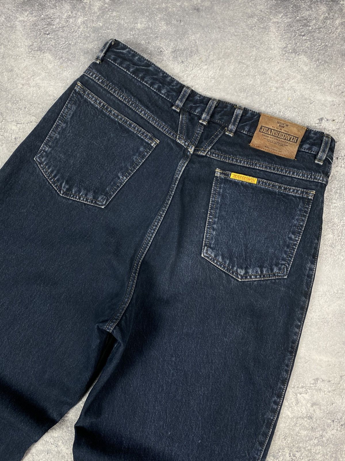 Edwin Edwin Louisiana Tokyo Japanese Washed Black High Waisted Size US 34 / EU 50 - 3 Thumbnail