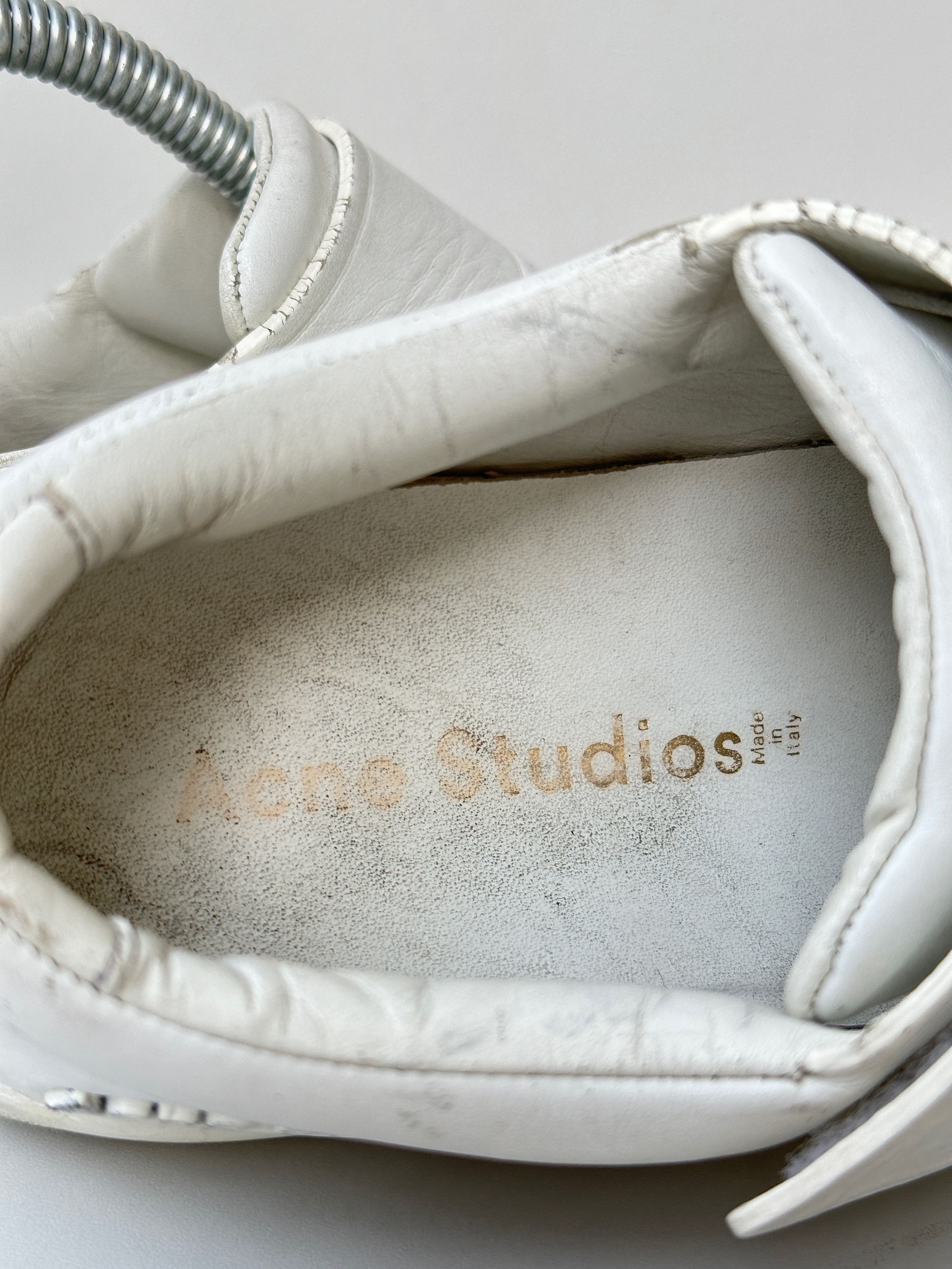 Acne Studios Acne Studios Leather Trainers Low Top Sneakers Size US 7 / IT 37 - 9 Thumbnail