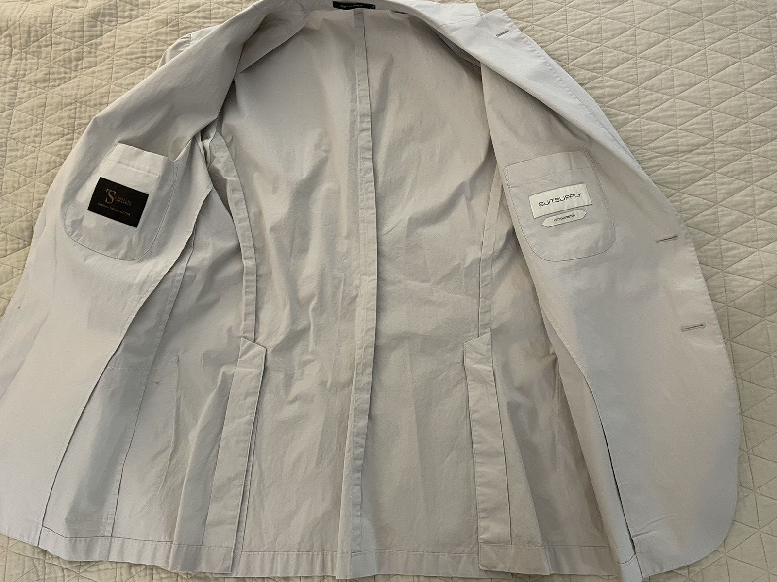 Suitsupply Unconstructed patch pocket Lazio Jacket Size 46L - 9 Thumbnail