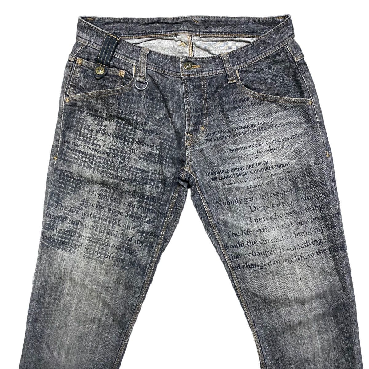 Japanese Brand HIDEAWAYS NICOLE Denim Flare Jeans Size US 31 - 1 Thumbnail