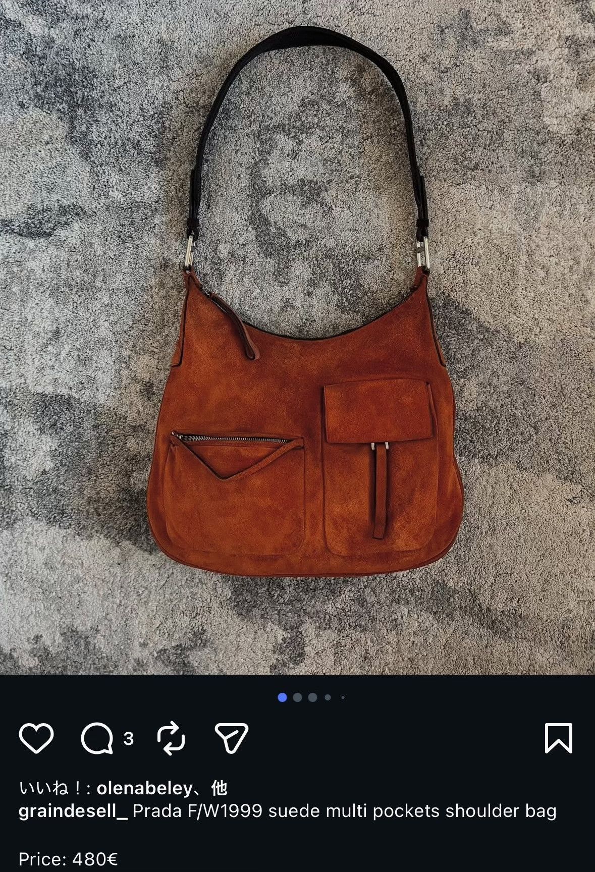 Prada Prada 1999FW Leather Shoulder Bag| Size ONE SIZE - 7 Thumbnail