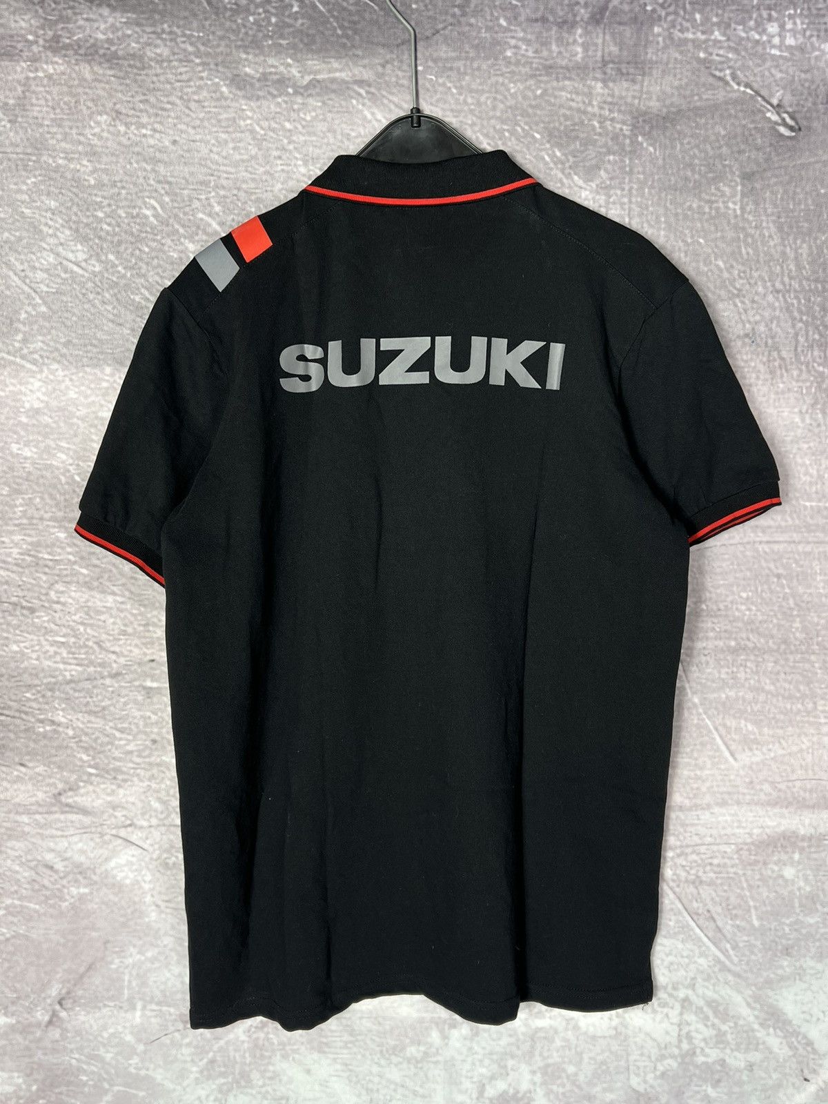 Vintage Suzuki Official Merchandise polo T-shirt Size US M / EU 48-50 / 2 - 2 Thumbnail