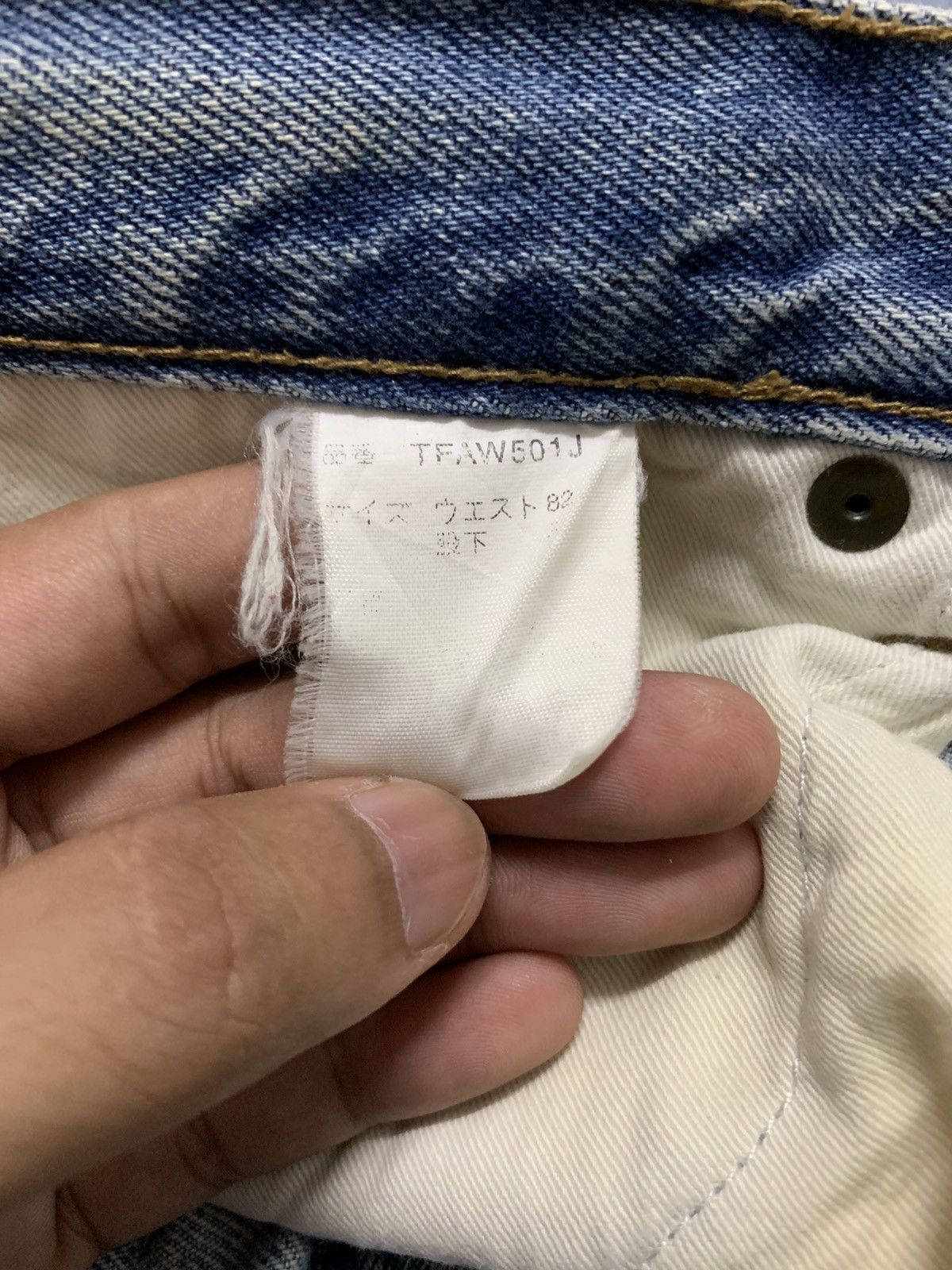 Japanese Brand Vintage Japanese Original Denim Jeans Faded Blue Skater Y2K Size US 31 - 13 Thumbnail