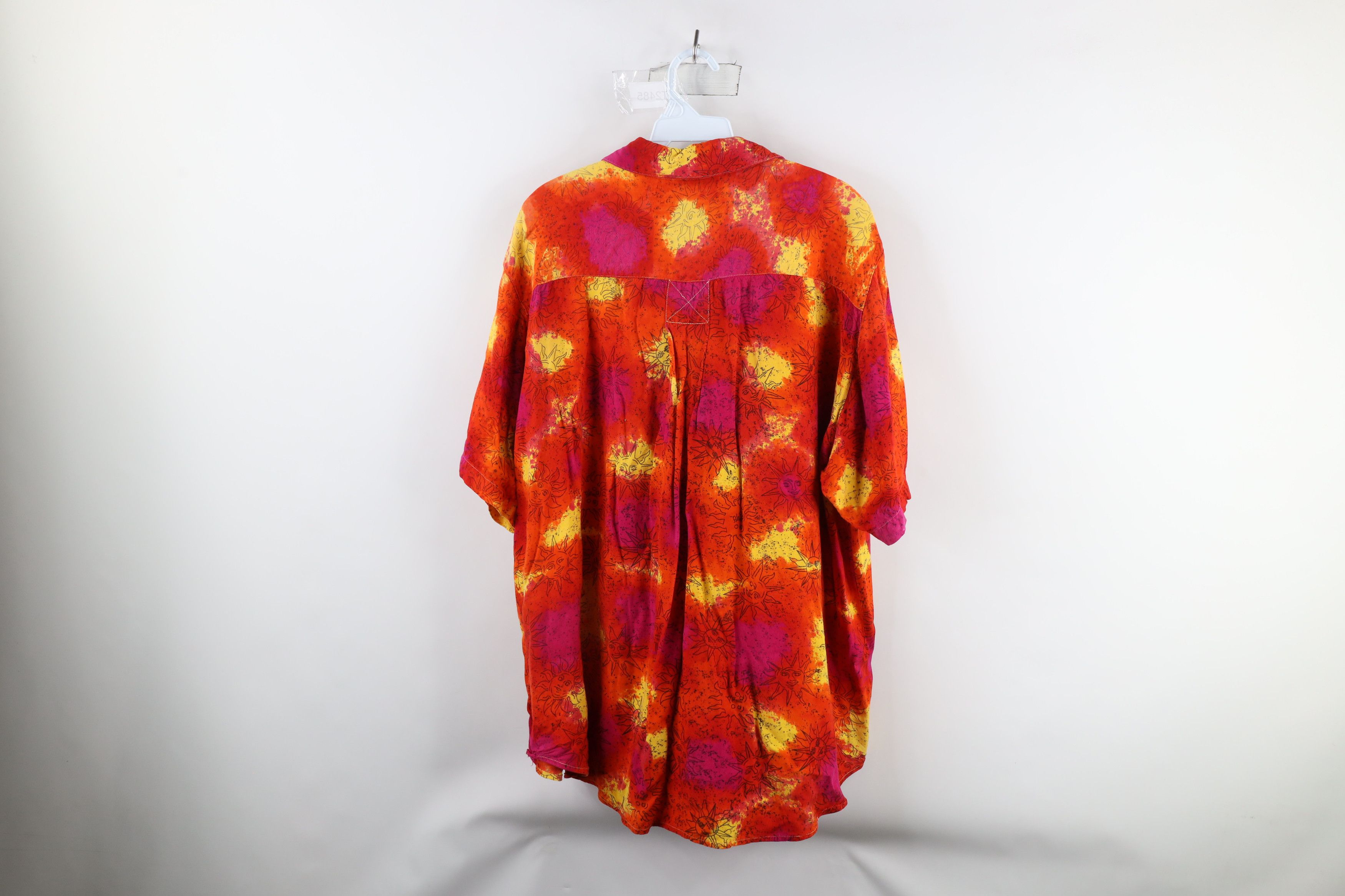 Vintage Vintage 90s Streetwear Sun All Over Print Button Shirt Size XXL / US 16-18 / IT 52-54 - 6 Thumbnail