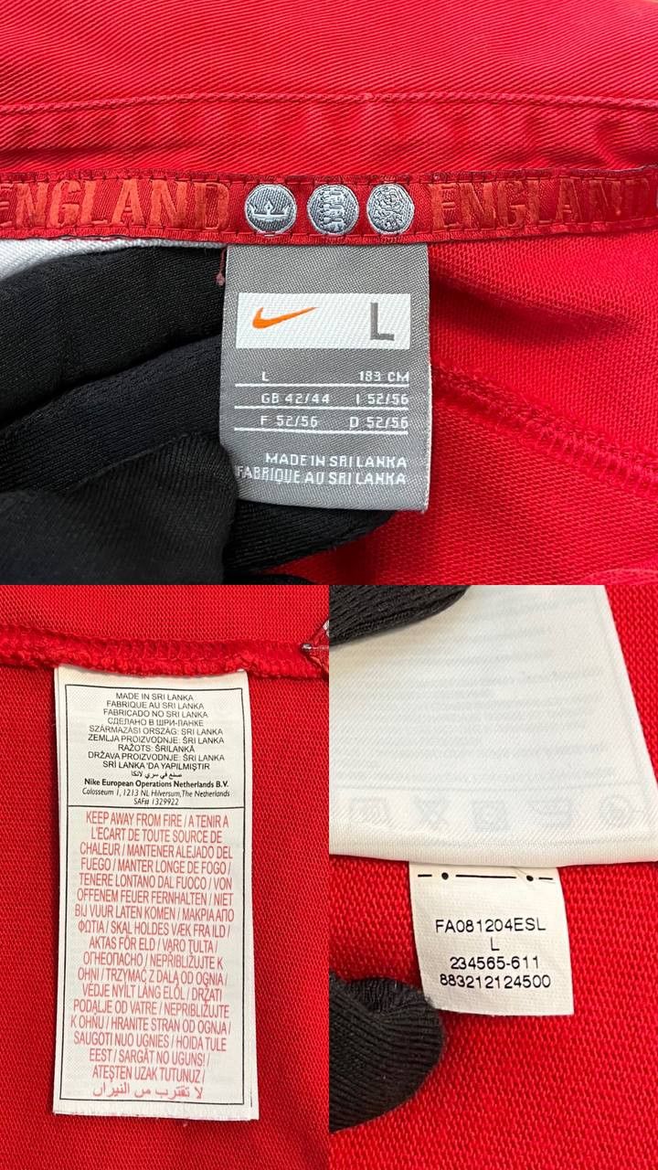 Nike × Vintage Nike Rugby Shirt Jersey England Size L Red Mens O2 Size US L / EU 52-54 / 3 - 11 Thumbnail