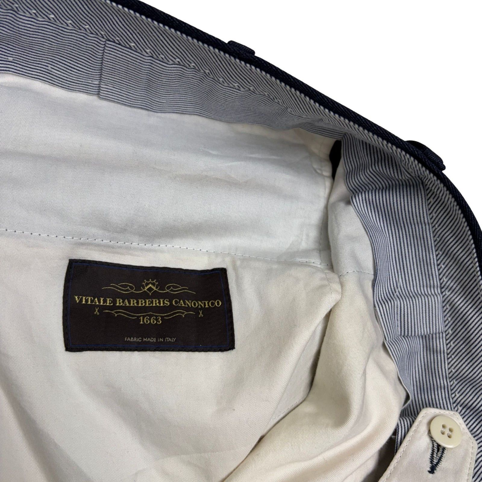Vitale Barberis Canonico $400 Vitale Barberis Canonico Luxury Wool Dress Pants 38x30 Size US 38 / EU 54 - 2 Thumbnail