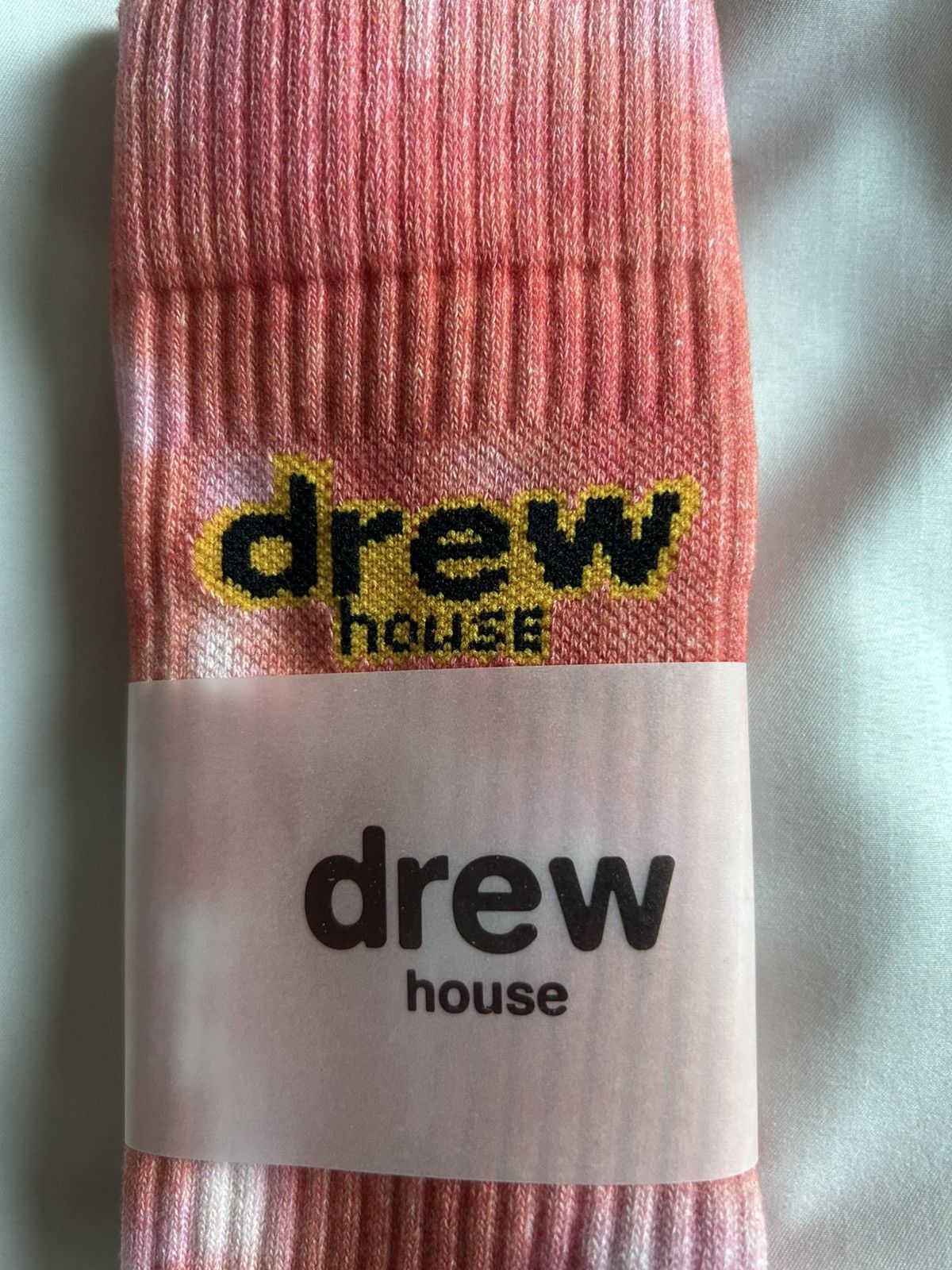 Drew House × Justin Bieber Drew House Socks Justin Bieber Tie Dye Spellout Size ONE SIZE - 2 Thumbnail
