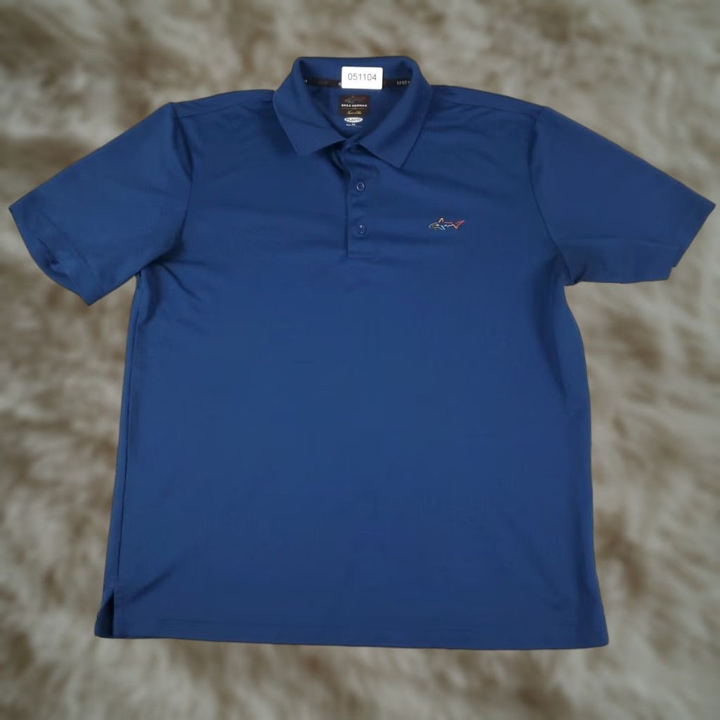 Vintage Greg Norman Polo Shirt Mens M Blue Shark Polo Shirt Casual Golf Short Sleeve Shirts Mens Blue Shark Polo Shirt Size US M / EU 48-50 / 2 - 1 Thumbnail