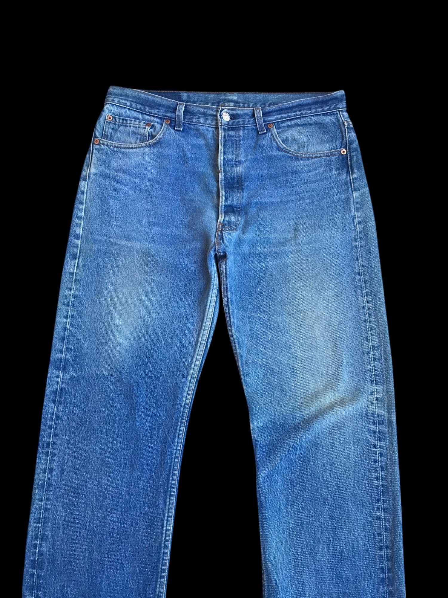 Levi's Vintage 1992 Levis 501xx lightwash dirty jean W34x27 USA Size US 34 / EU 50 - 5 Thumbnail