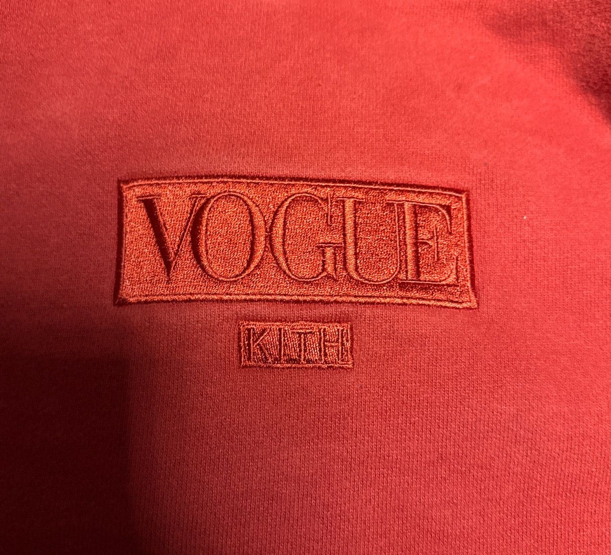 Kith × Vogue Kith x Vogue Pompeian Red Hoodie Size US XL / EU 56 / 4 - 6 Thumbnail