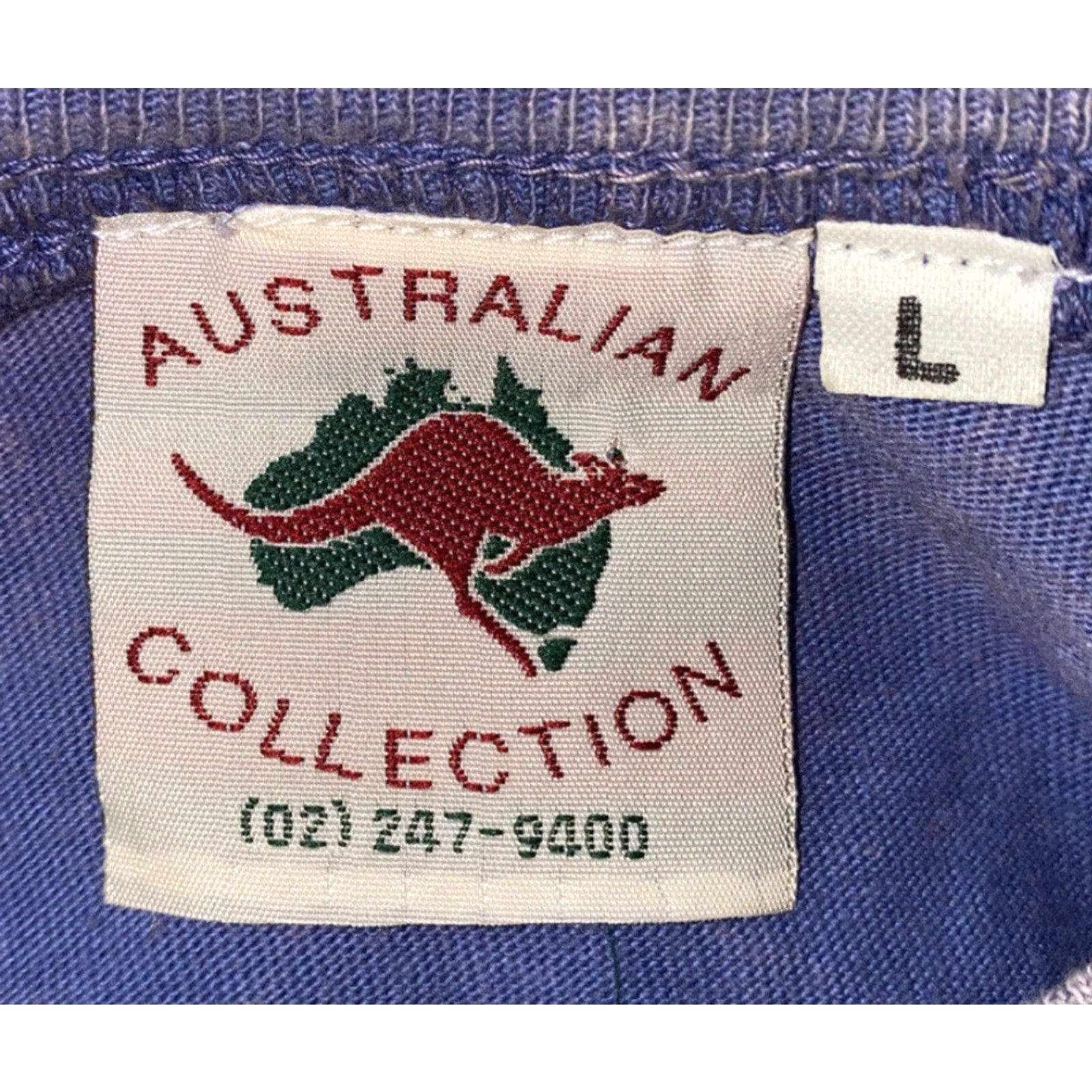 Vintage VINTAGE Australian Collection Mens Purple Dolphin Dreaming T-Shirt L Regular Size Size US L / EU 52-54 / 3 - 4 Thumbnail