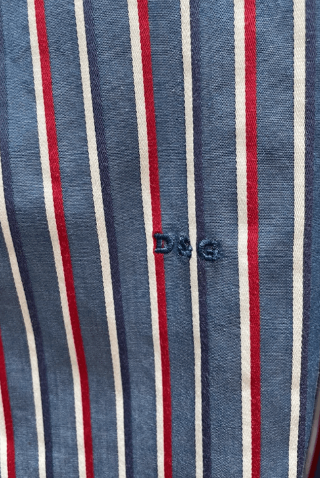 Dolce & Gabbana × Vintage Dolce Gabbana Shirt Striped Vintage Print Graffic Size US L / EU 52-54 / 3 - 5 Thumbnail