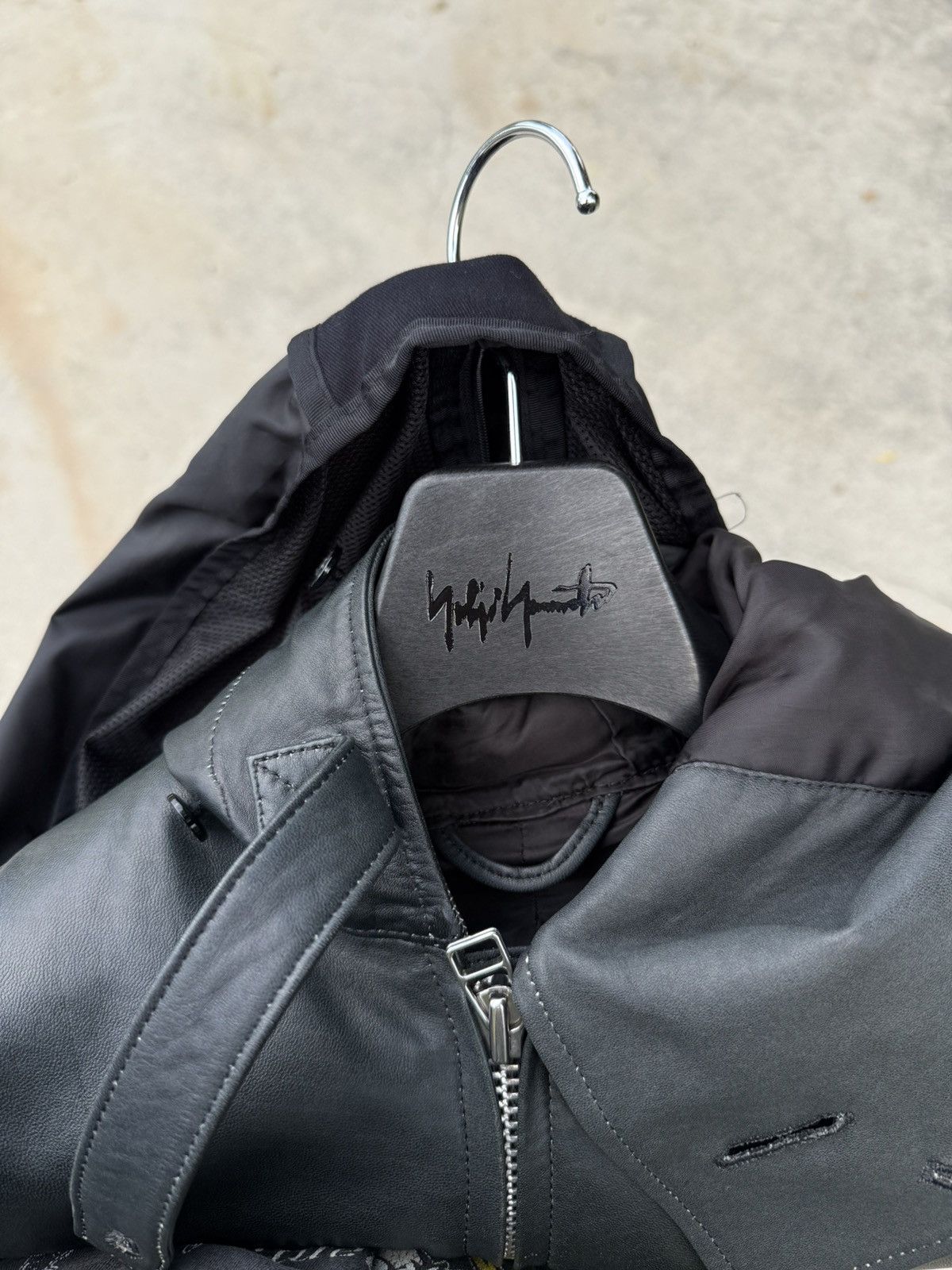 Yohji Yamamoto Yohji Yamamoto Pour Homme SS18 Taisho Lamb Skin Rider Jacket Size US M / EU 48-50 / 2 - 14 Thumbnail