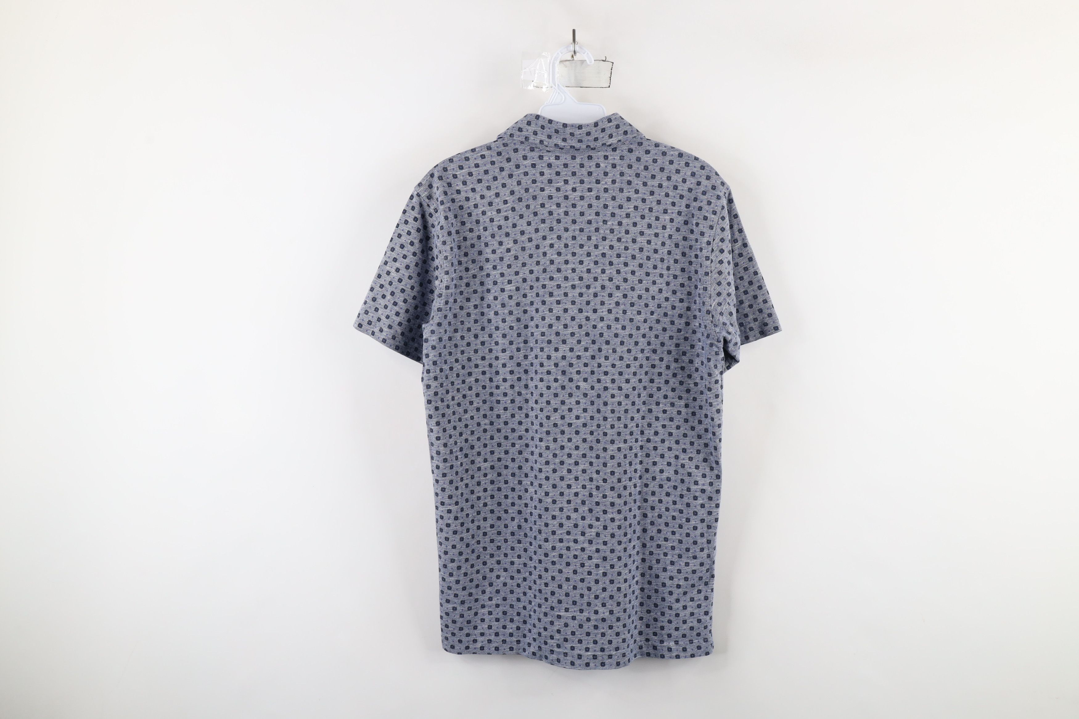 Brooks Brothers × Vintage Brooks Brothers Linen Blend Geometric Collared Polo Shirt Size US M / EU 48-50 / 2 - 8 Thumbnail