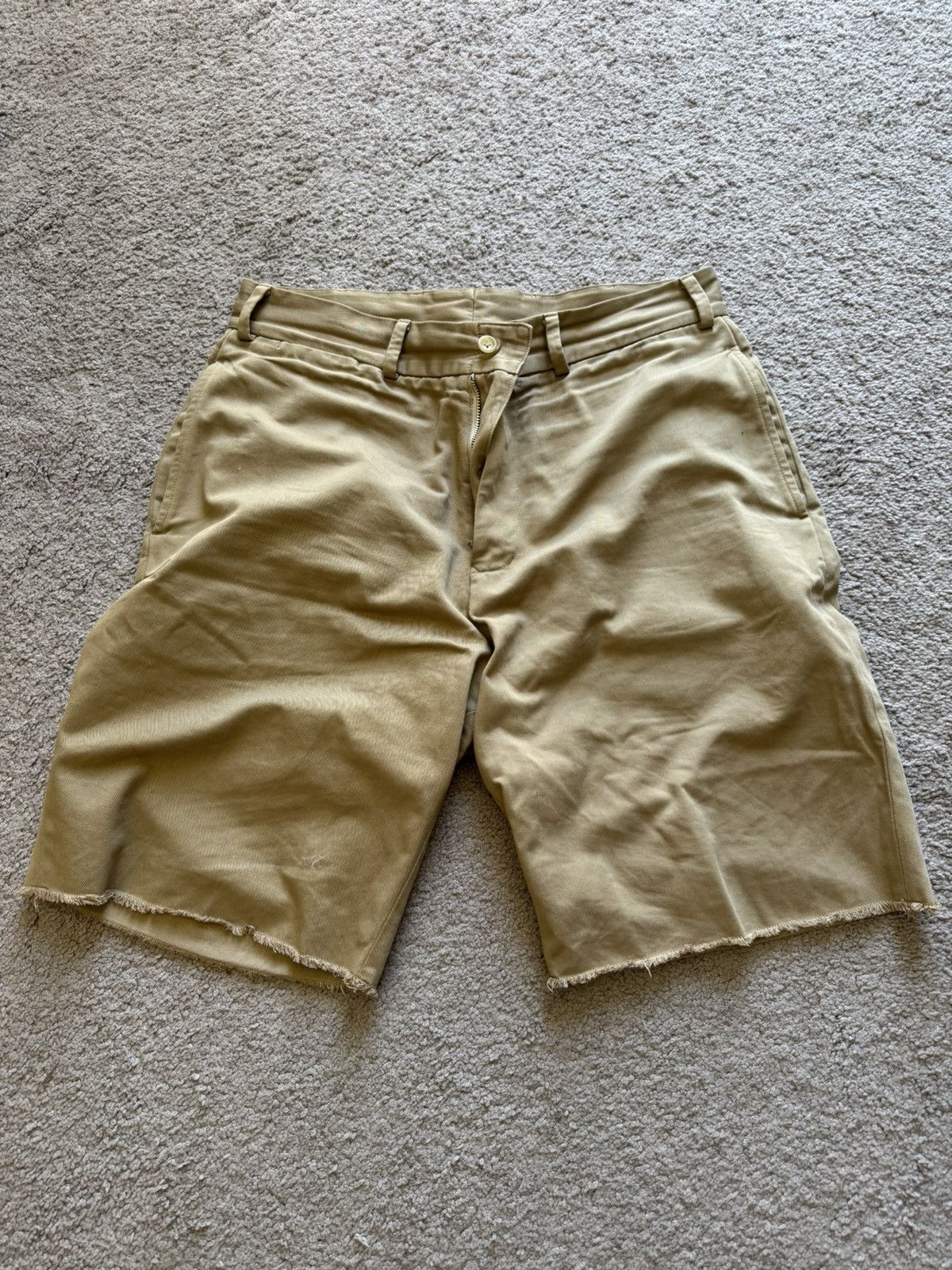 Beams Plus Beams Cut Off Chino Shorts Size US 32 / EU 48 - 1 Thumbnail
