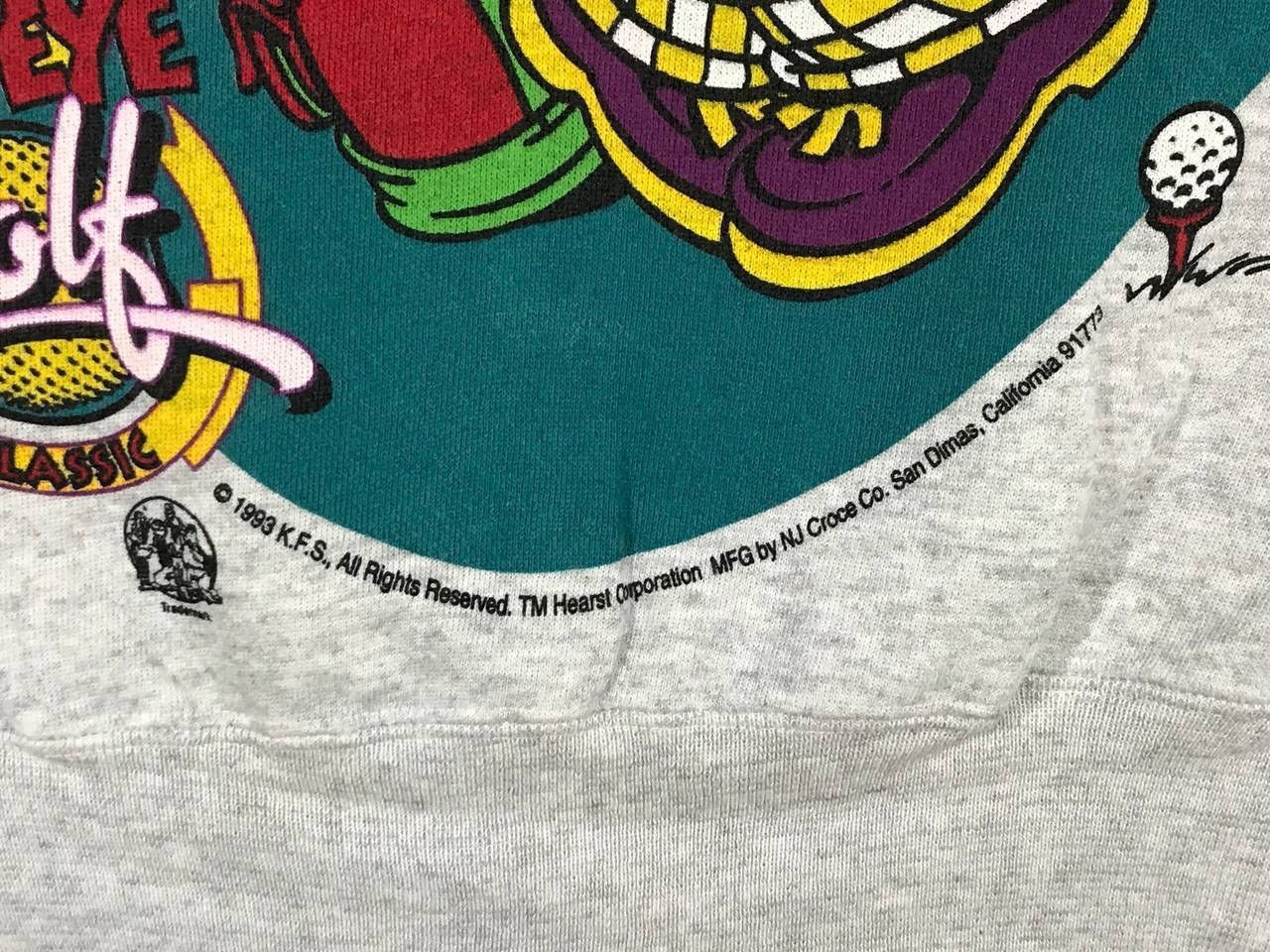 Vintage vintage 1993 popeye the sailorman playing golf Size US L / EU 52-54 / 3 - 4 Thumbnail