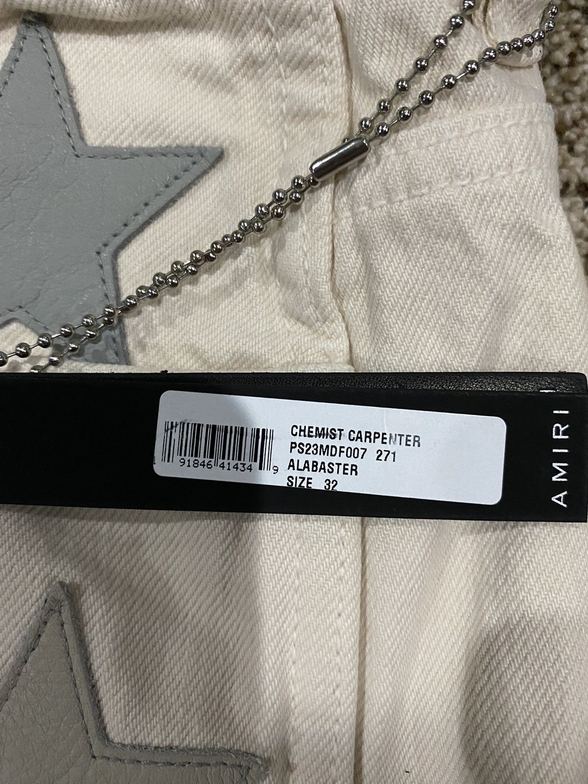 Amiri Chemist Carpenter Pants Denim