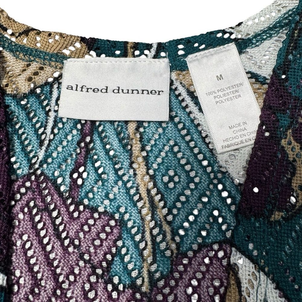 Other Alfred Dunner Floral Open Front Cardigan Size M Size M / US 6-8 / IT 42-44 - 6 Thumbnail