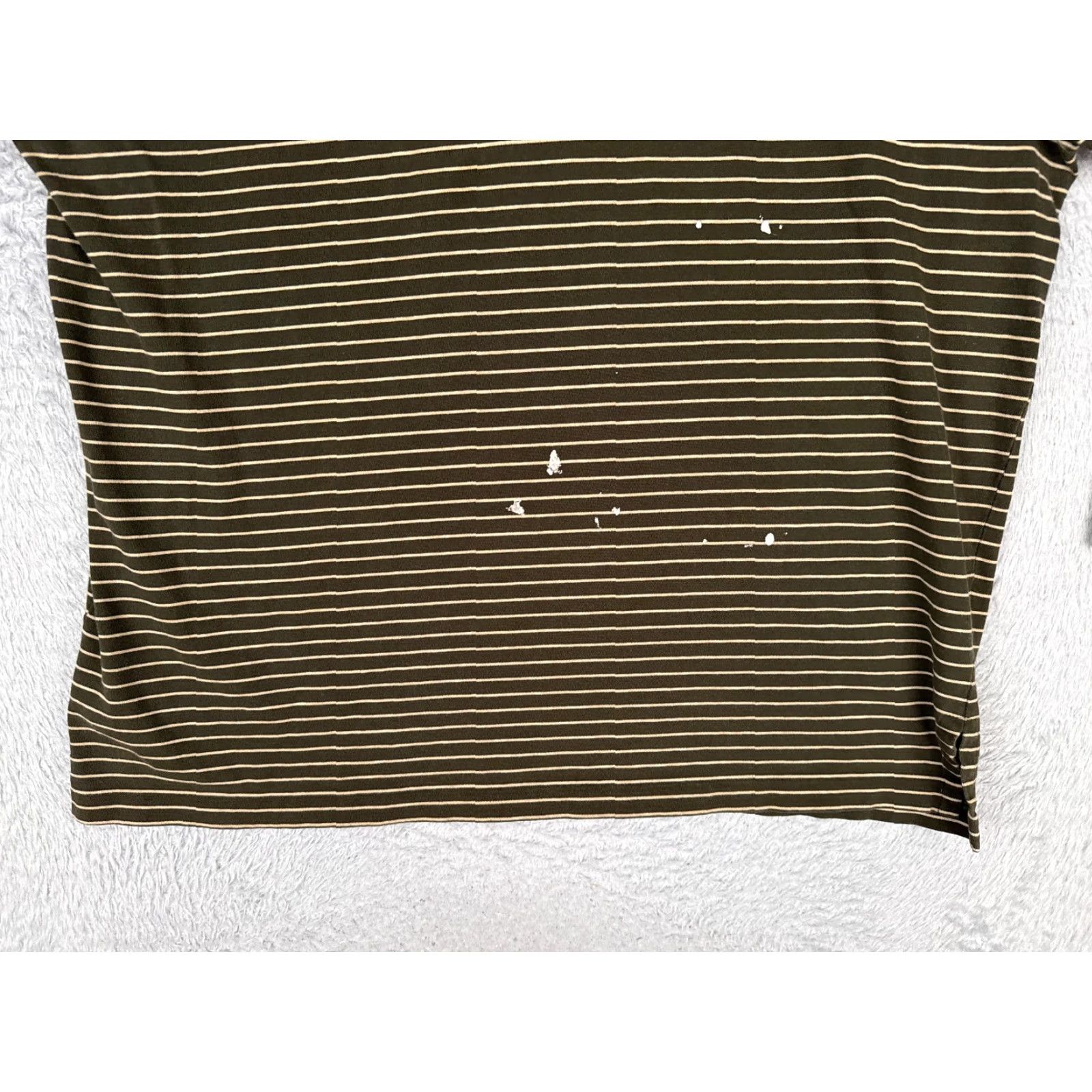 Ralph Lauren VINTAGE Ralph Lauren Polo Shirt Men XL Green Stripe Long Sleeve Size US XL / EU 56 / 4 - 5 Thumbnail