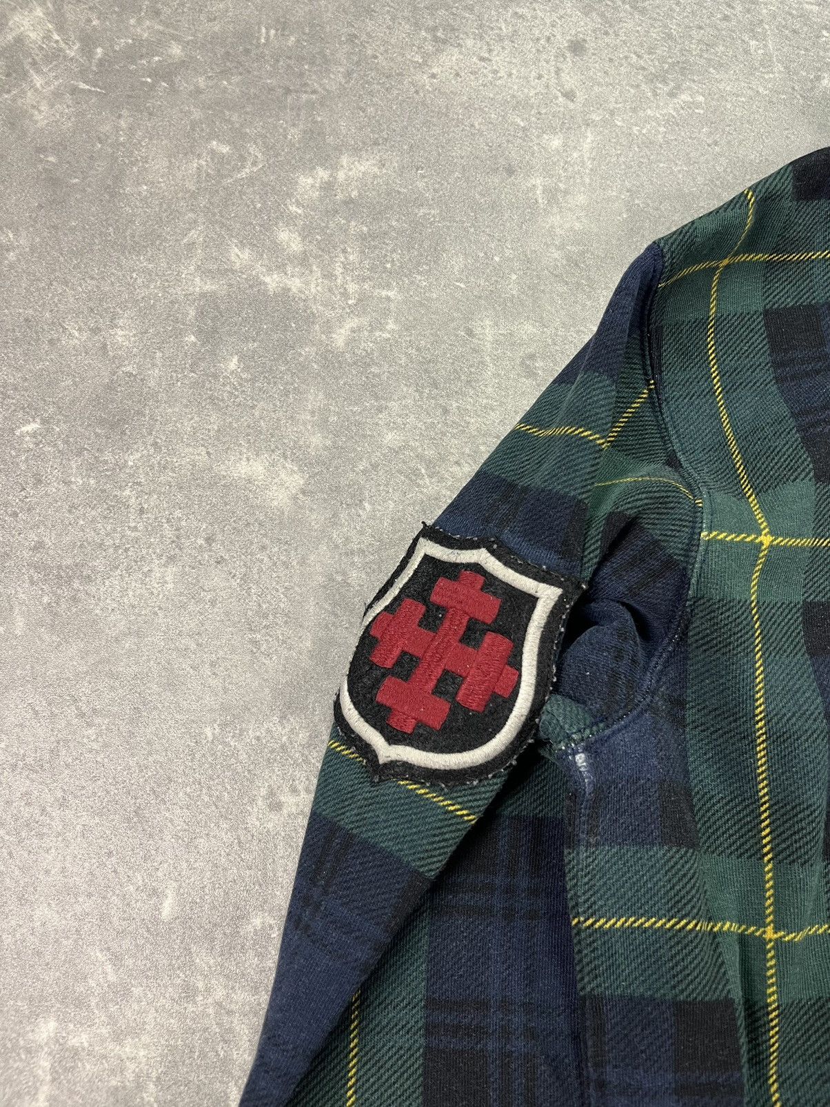 Polo Ralph Lauren PRLC Ralph Lauren Washed Rugby Cardigan Knit Skull Sweater M Size US M / EU 48-50 / 2 - 14 Thumbnail