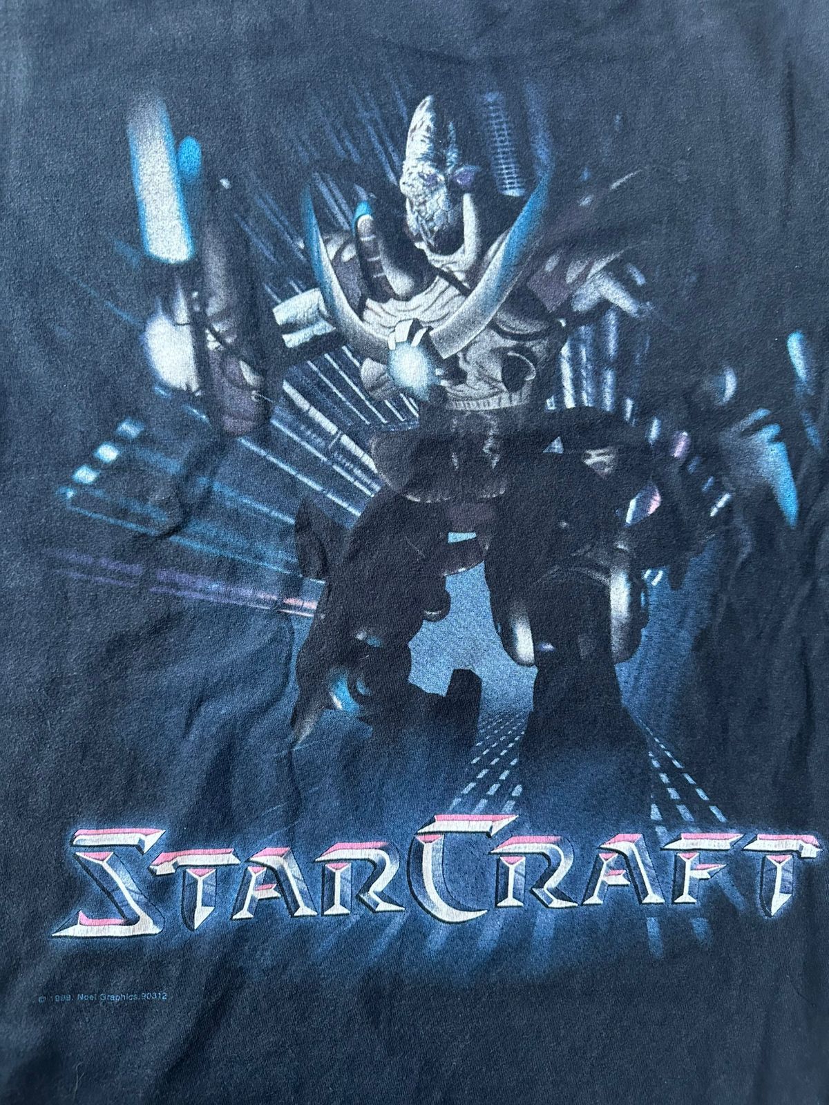 Vintage Vintage Starcraft Game Protoss Warrior Official Tshirt Size US M / EU 48-50 / 2 - 3 Thumbnail